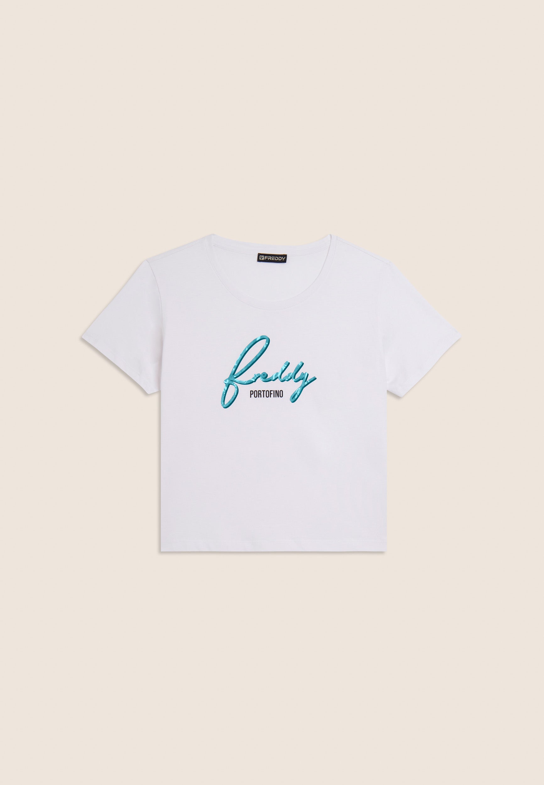 freddy-t-shirt-femme-coton-supima-logo-floral image 8