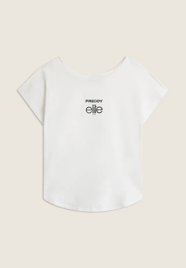 freddy-x-elite-t-shirt-femme-bi-fronte-jersey-coton-stretch image 1