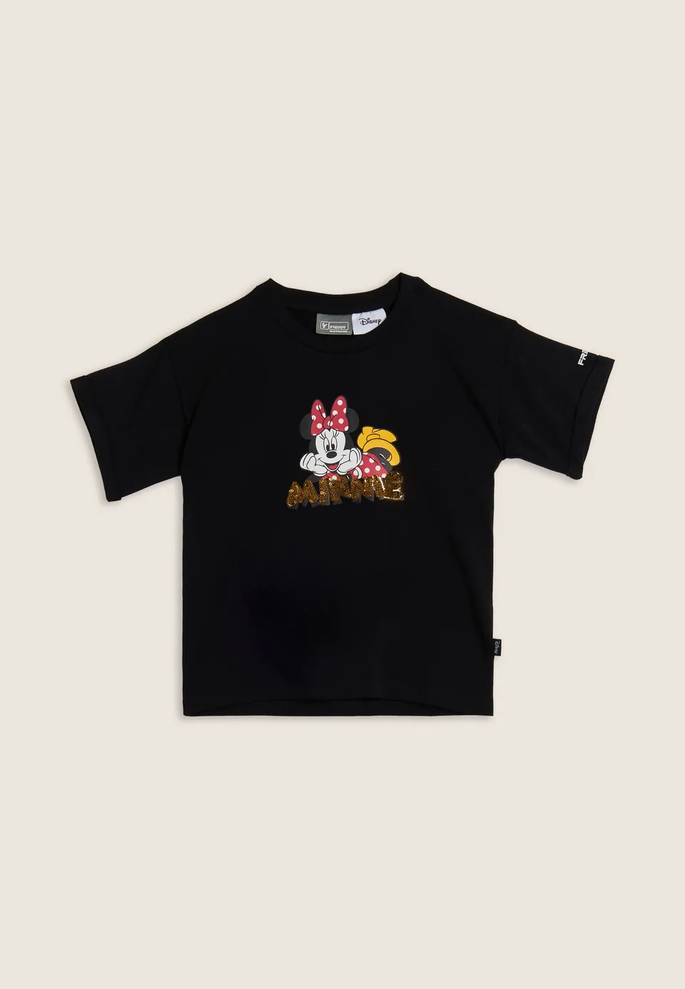 t-shirt-fille-freddy-minnie-paillettes-jersey-stretch image 1