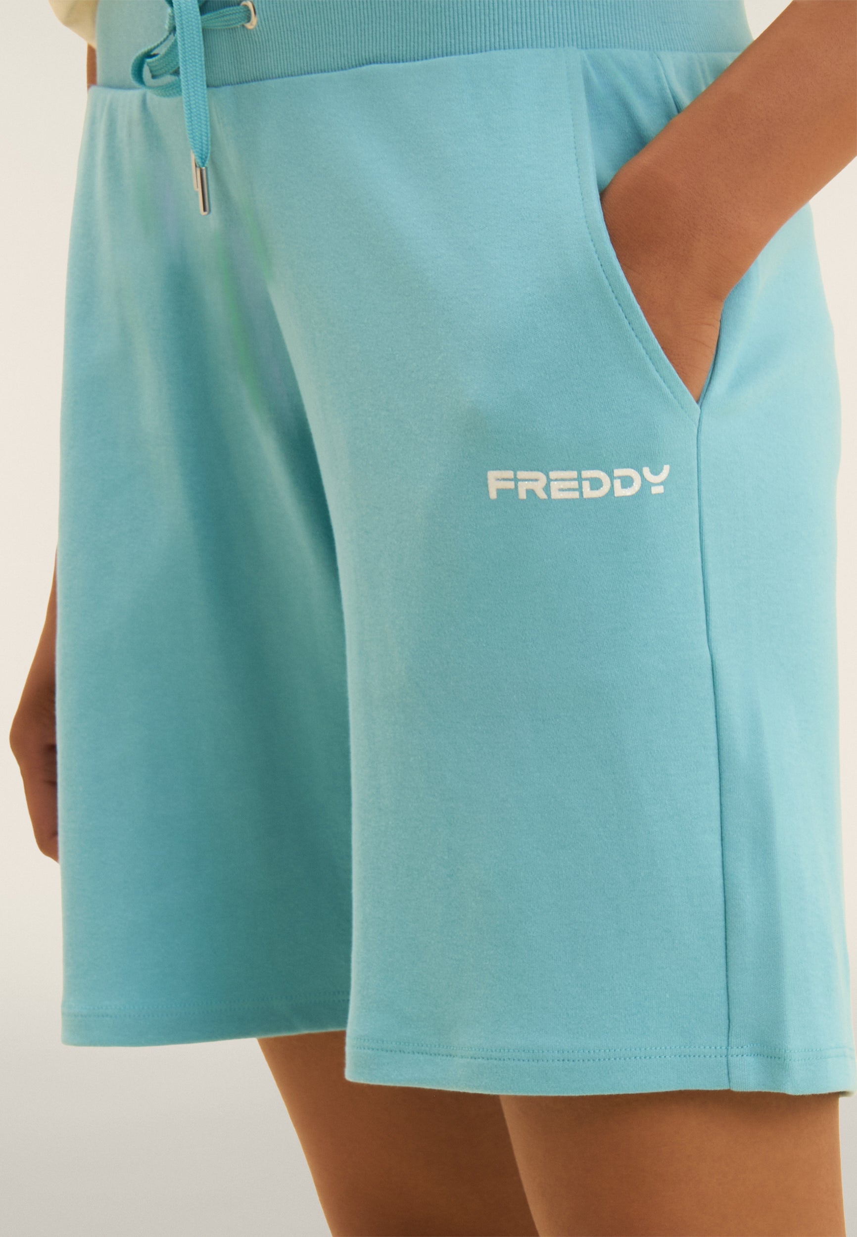 freddy-pantalon-court-regular-logo-glitter-short-coton image 4