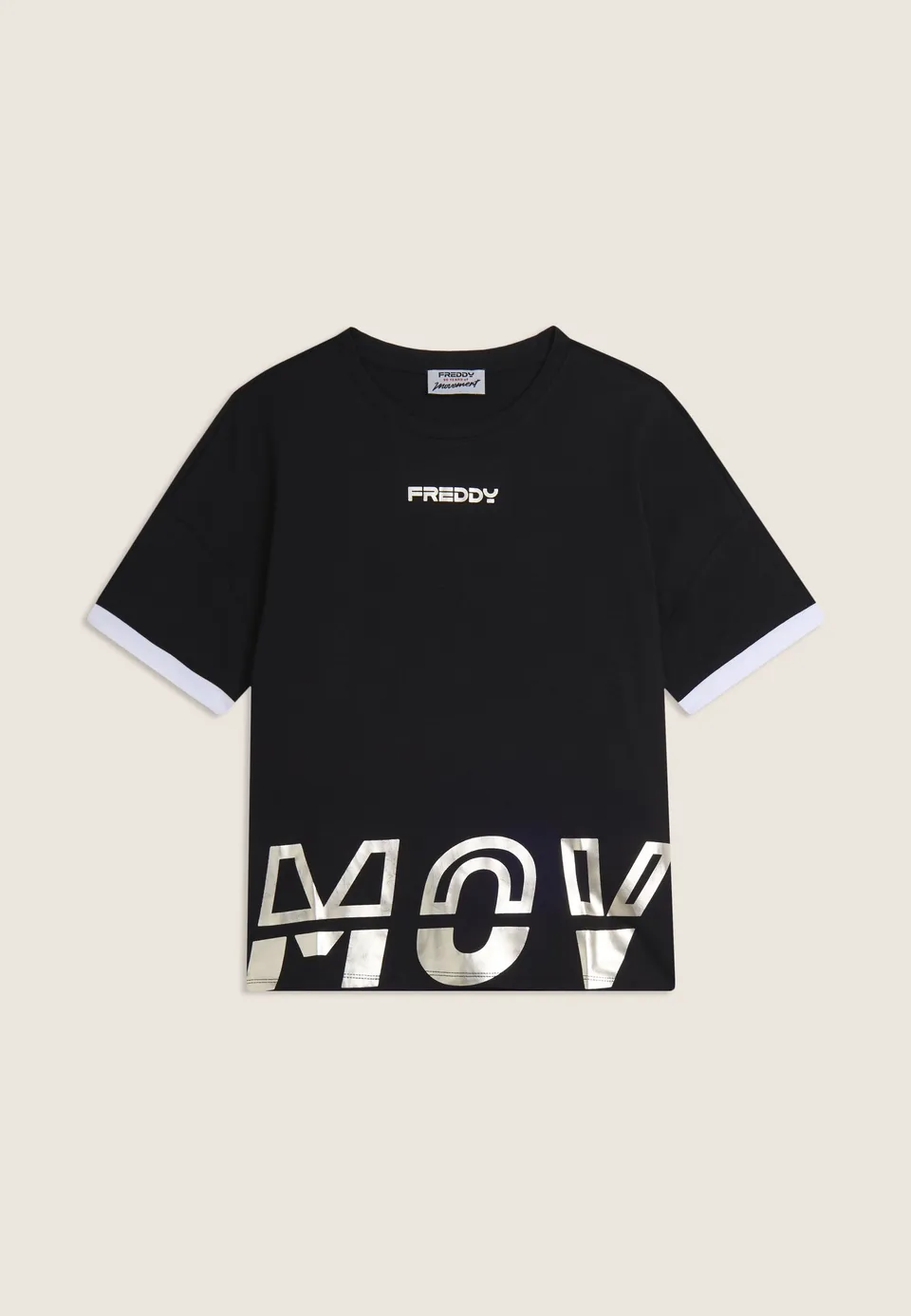 freddy-t-shirt-mov-imprim-perl-manches-courtes-confort image 1