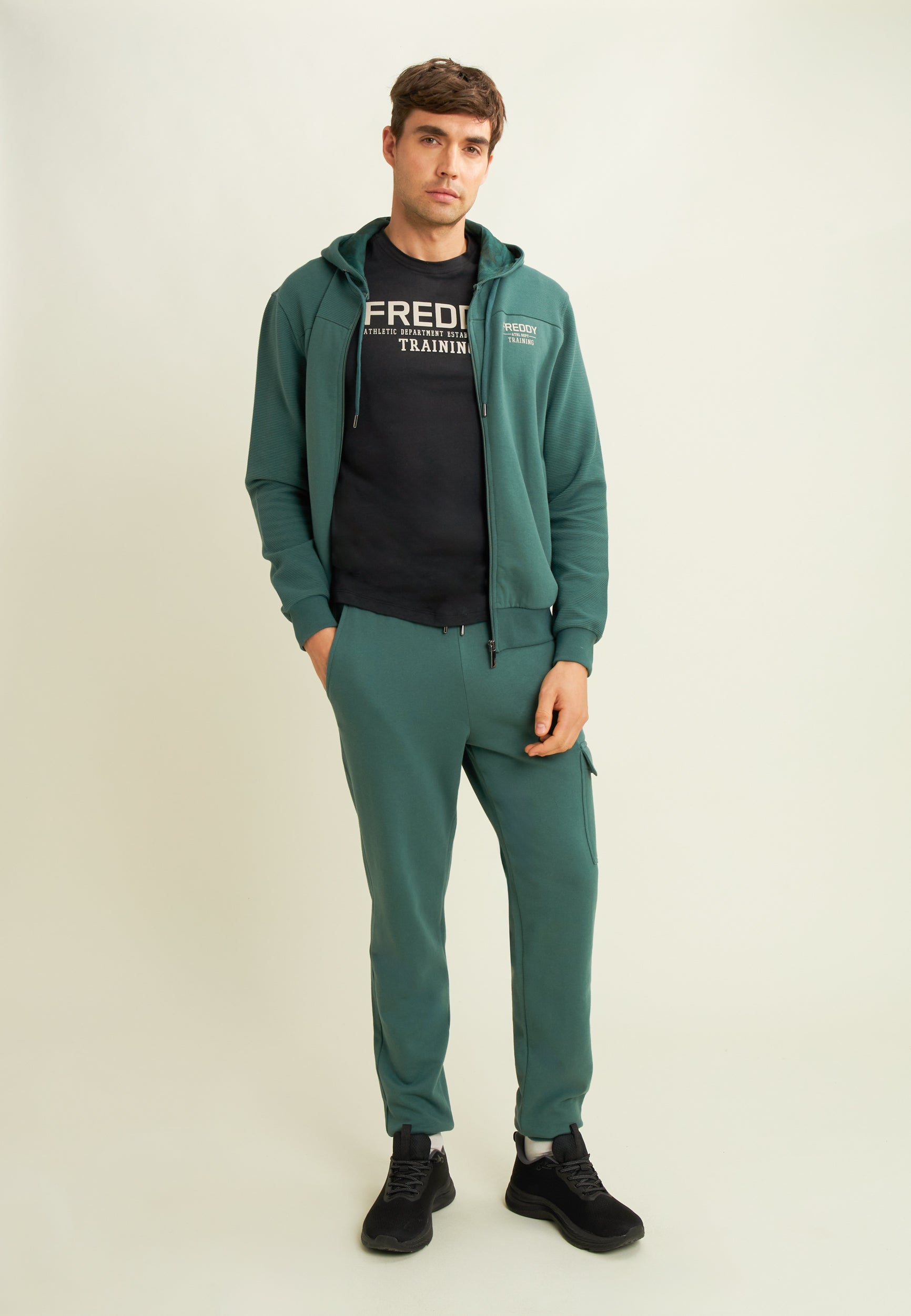 freddy-t-shirt-homme-logo-central-d-tail-camouflage image 2