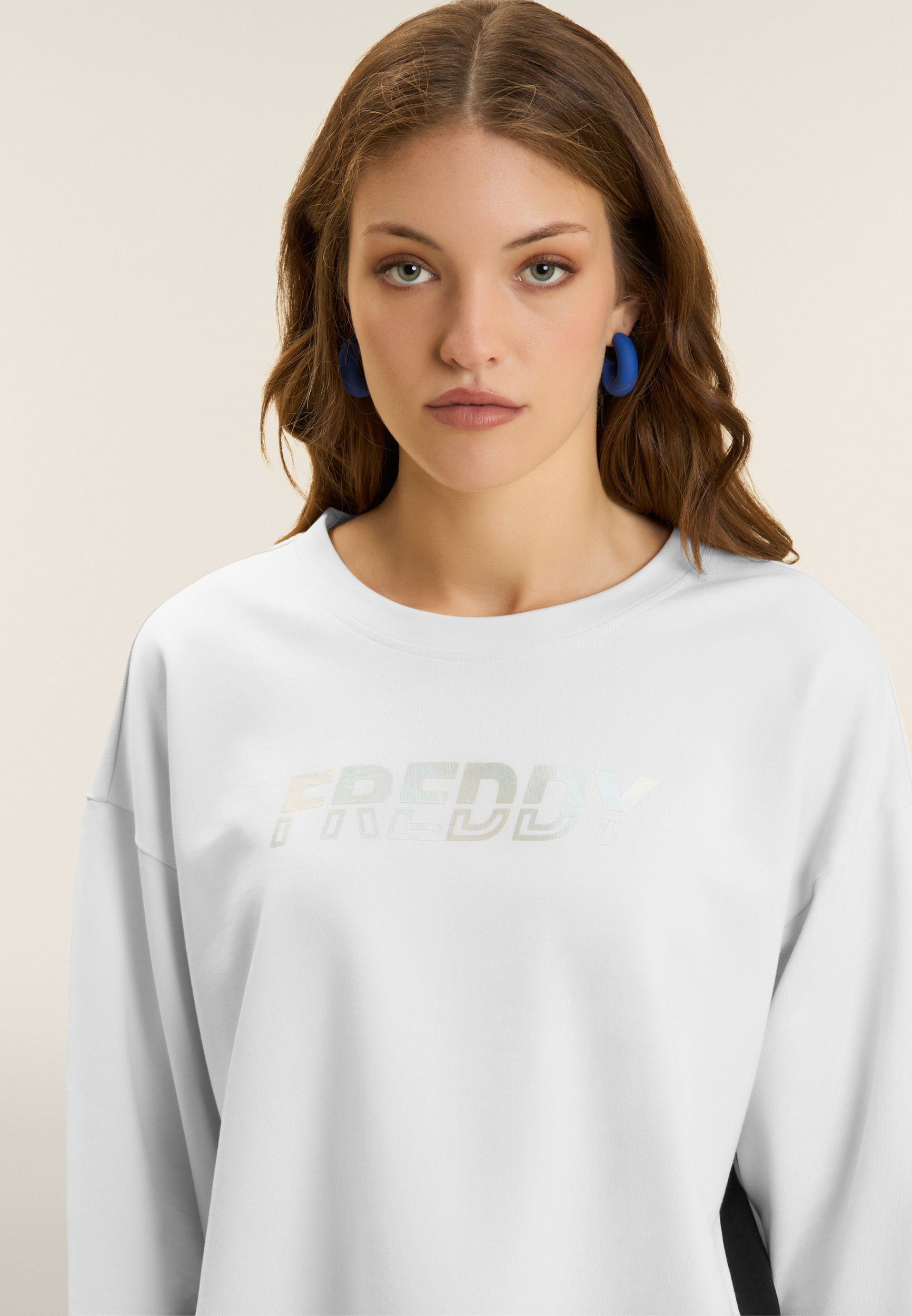 freddy-sweat-col-rond-heavy-jersey-logo-perl-contrast image 4