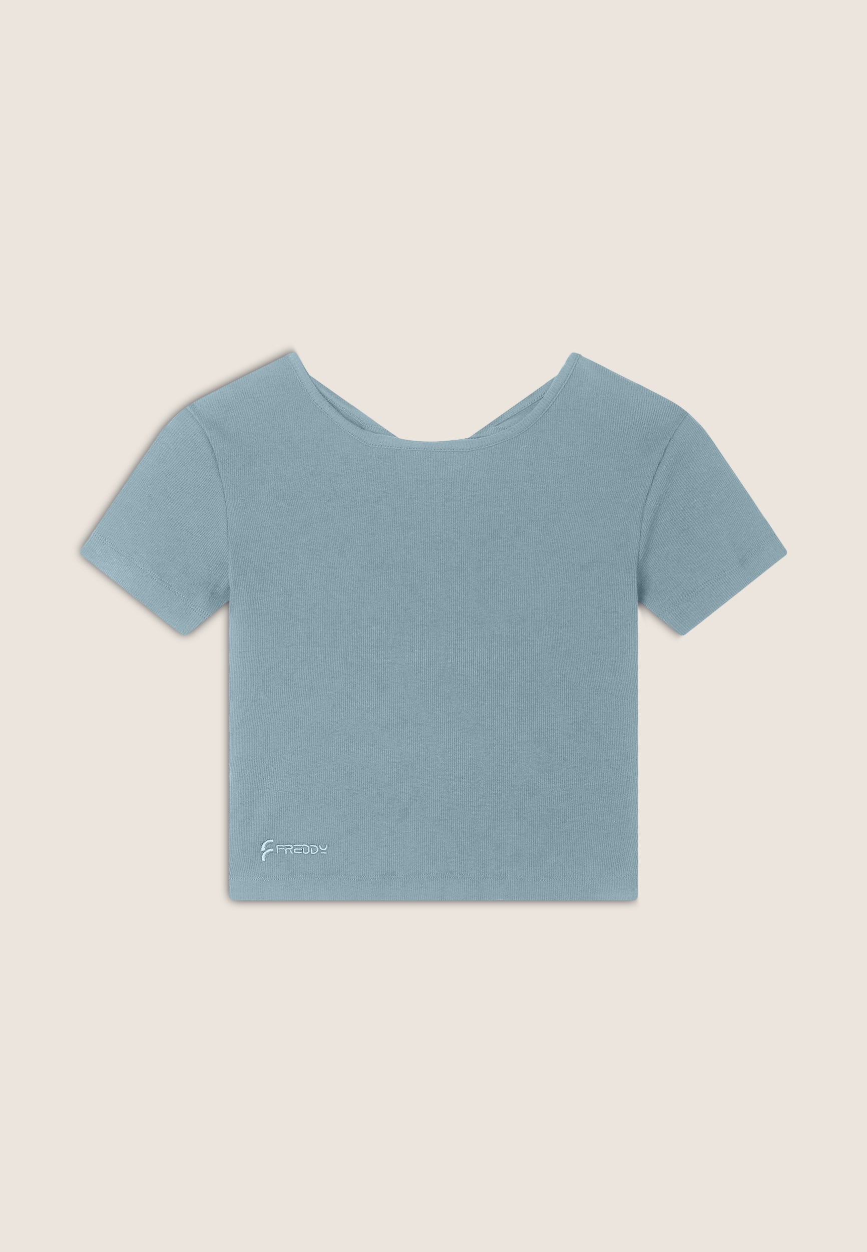 freddy-t-shirt-slim-fit-c-tel-ouverture-dos-femme image 8
