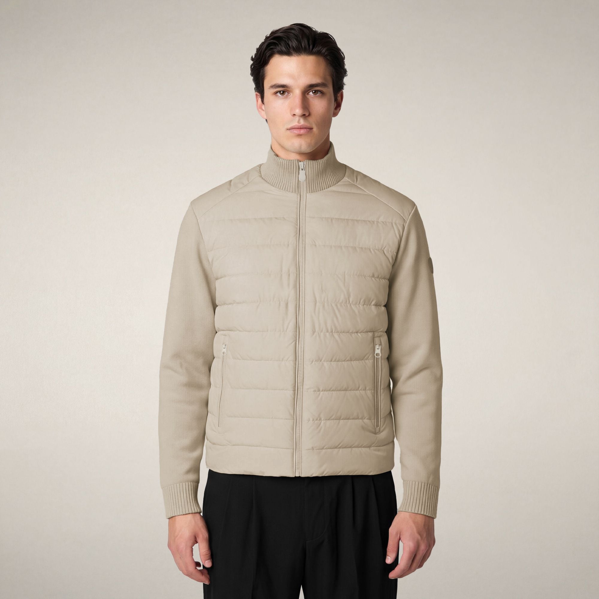 save-the-duck-sedum-veste-homme-beige-rainy-hybride image 5