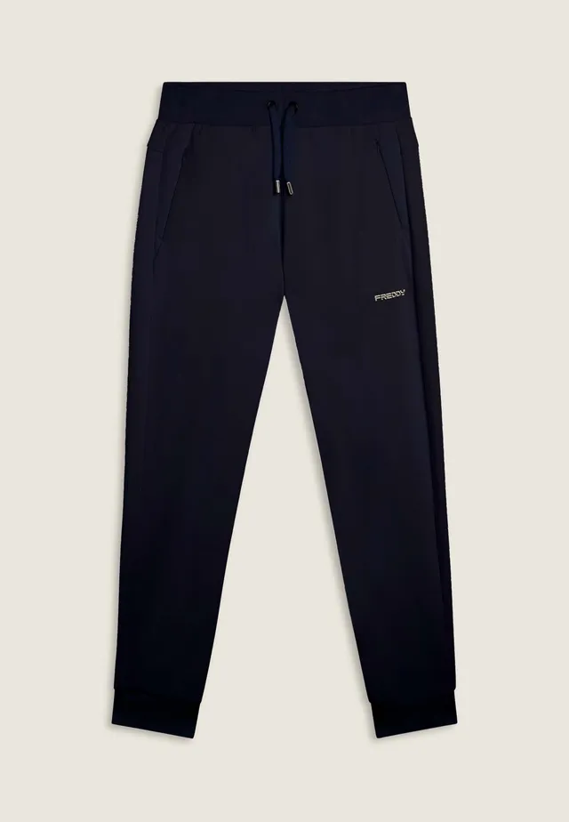 freddy-pantalon-jogger-coton-homme-regular-poignets image 1