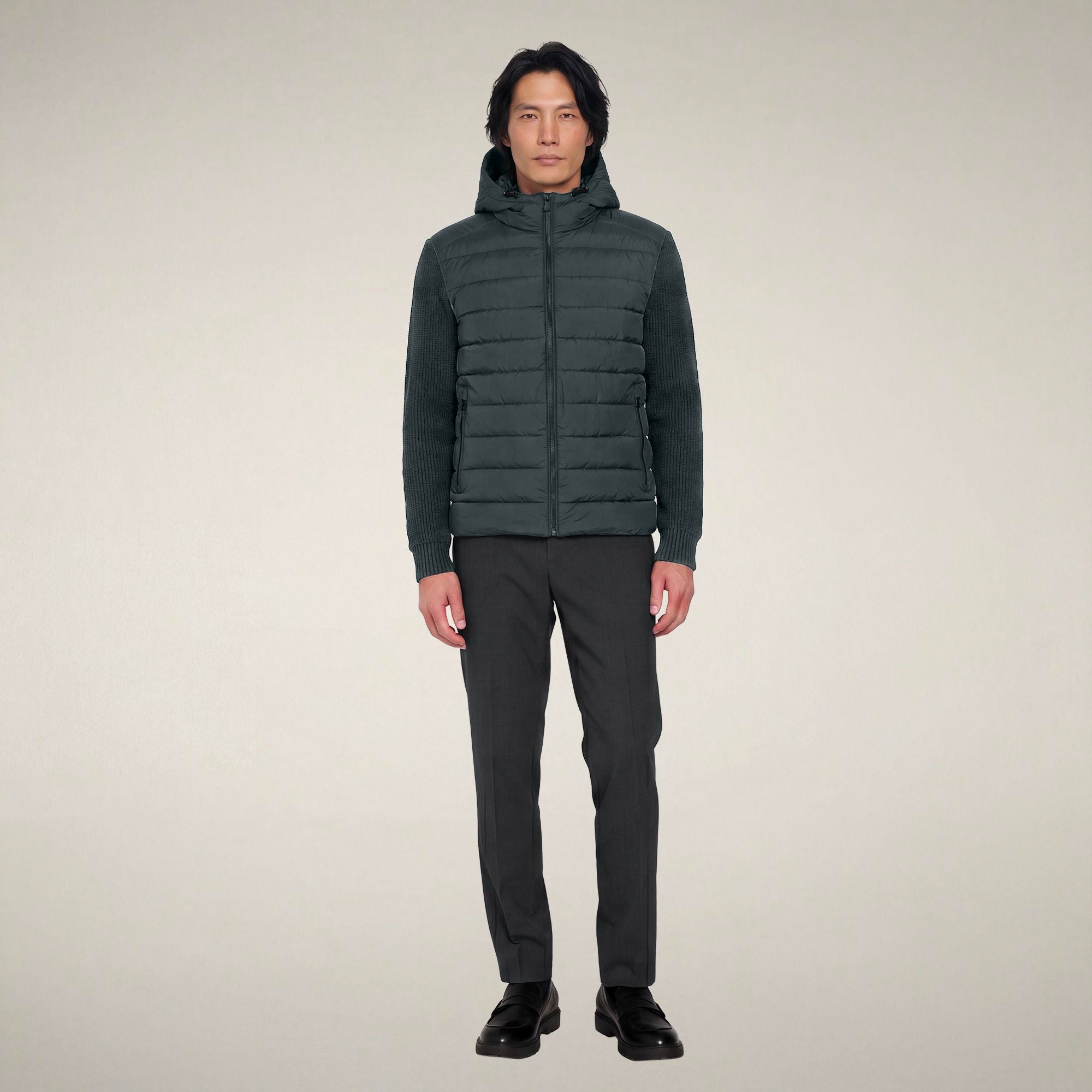 save-the-duck-fen-veste-homme-verde-nero image 1