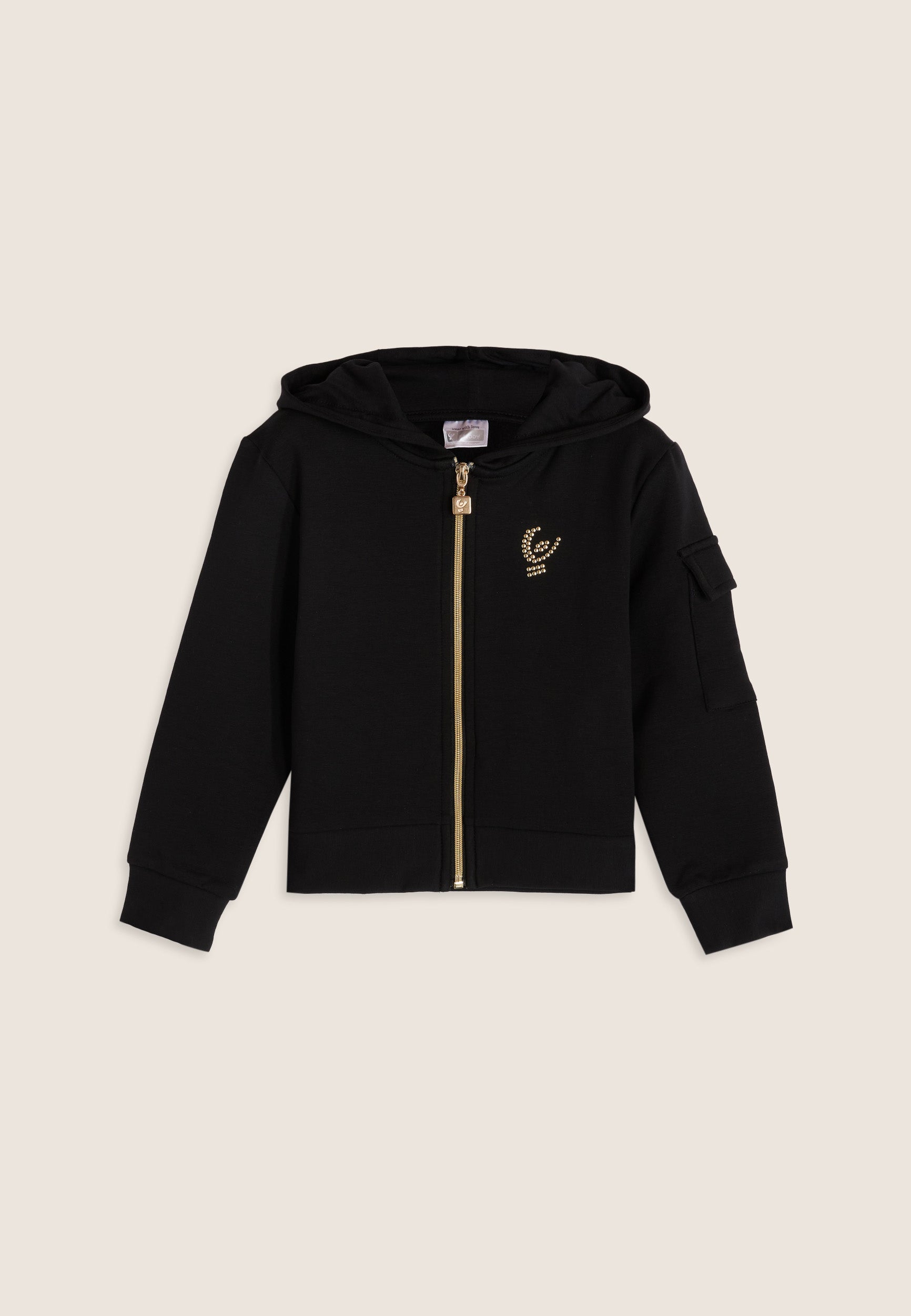freddy-sweat-enfant-fille-zip-capuche-d-tails-dor-s-sweat-enfant image 1