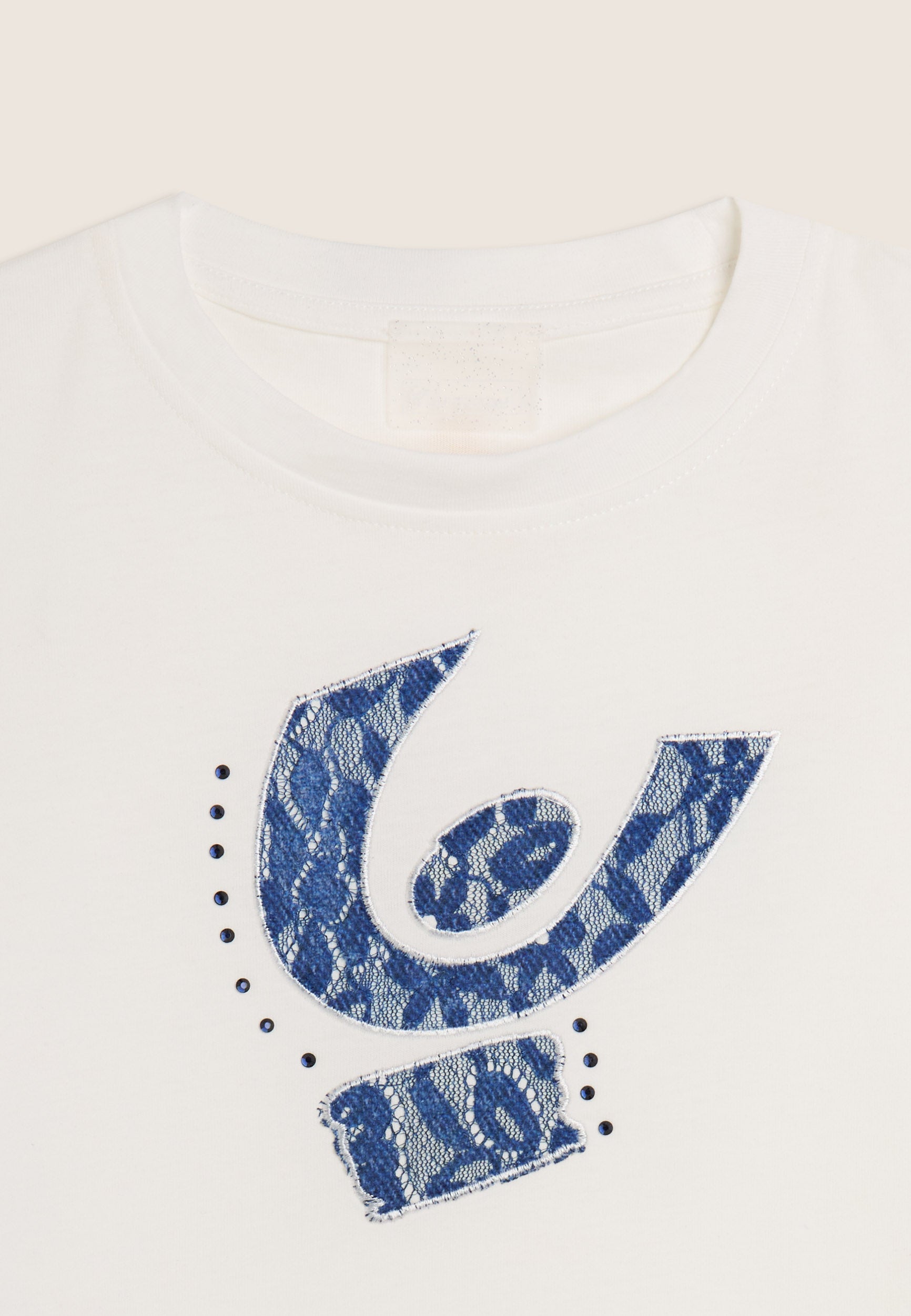 freddy-t-shirt-junior-maxi-logo-dentelle-et-strass image 3