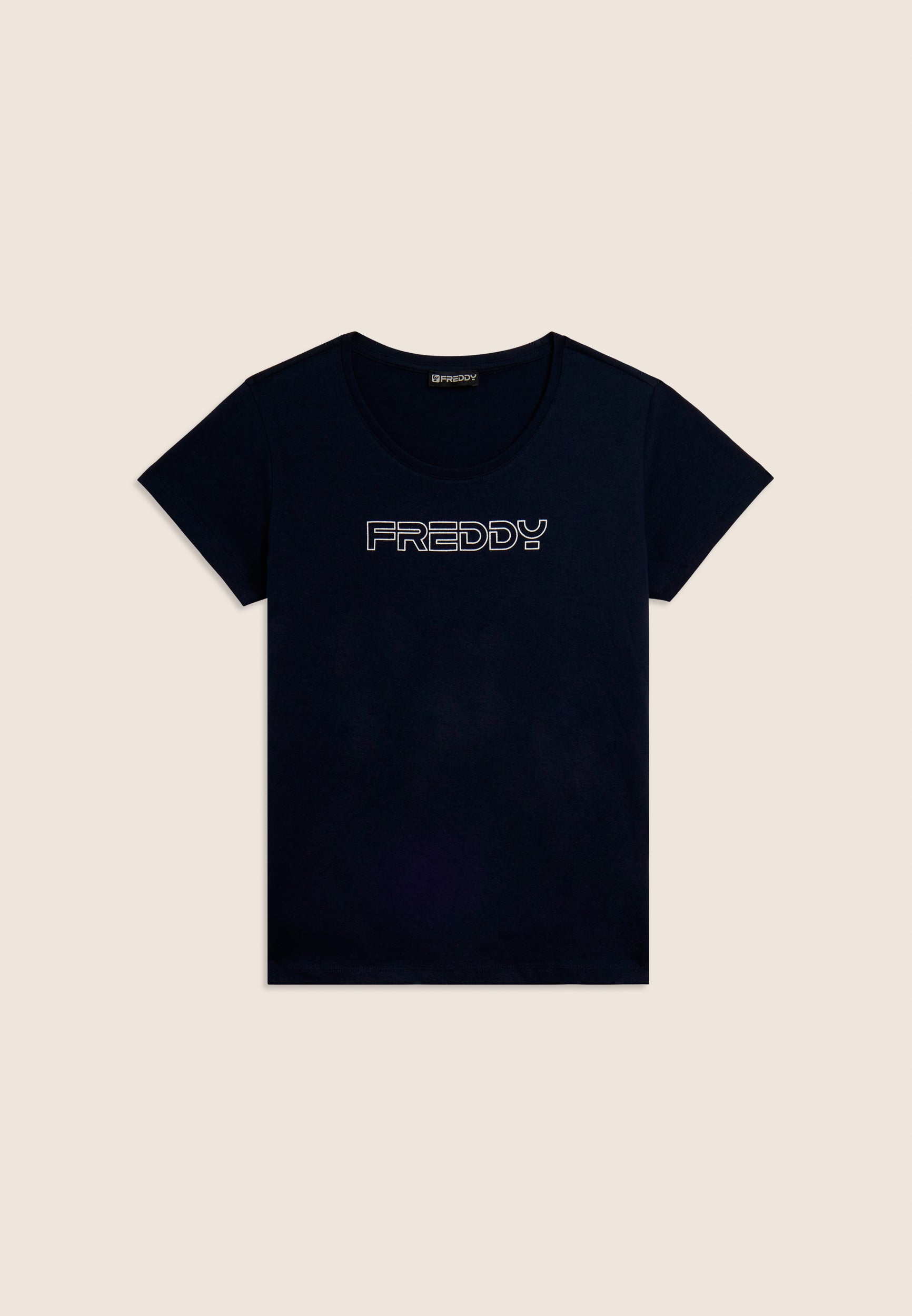 freddy-t-shirt-manches-courtes-logo-outline-glitter-100-coton image 8
