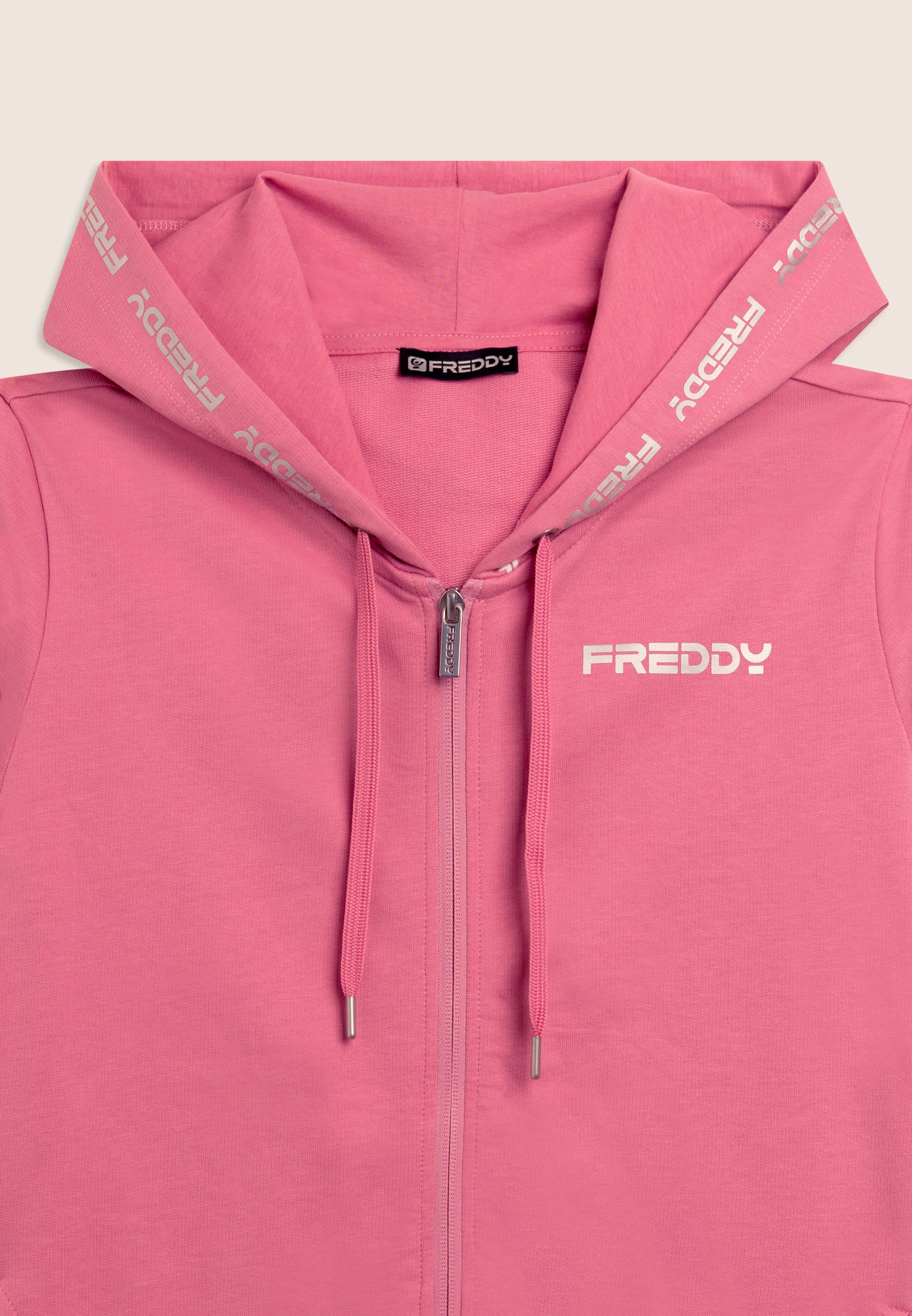 freddy-surv-tement-zip-capuche-interlock-coton-contrast image 8