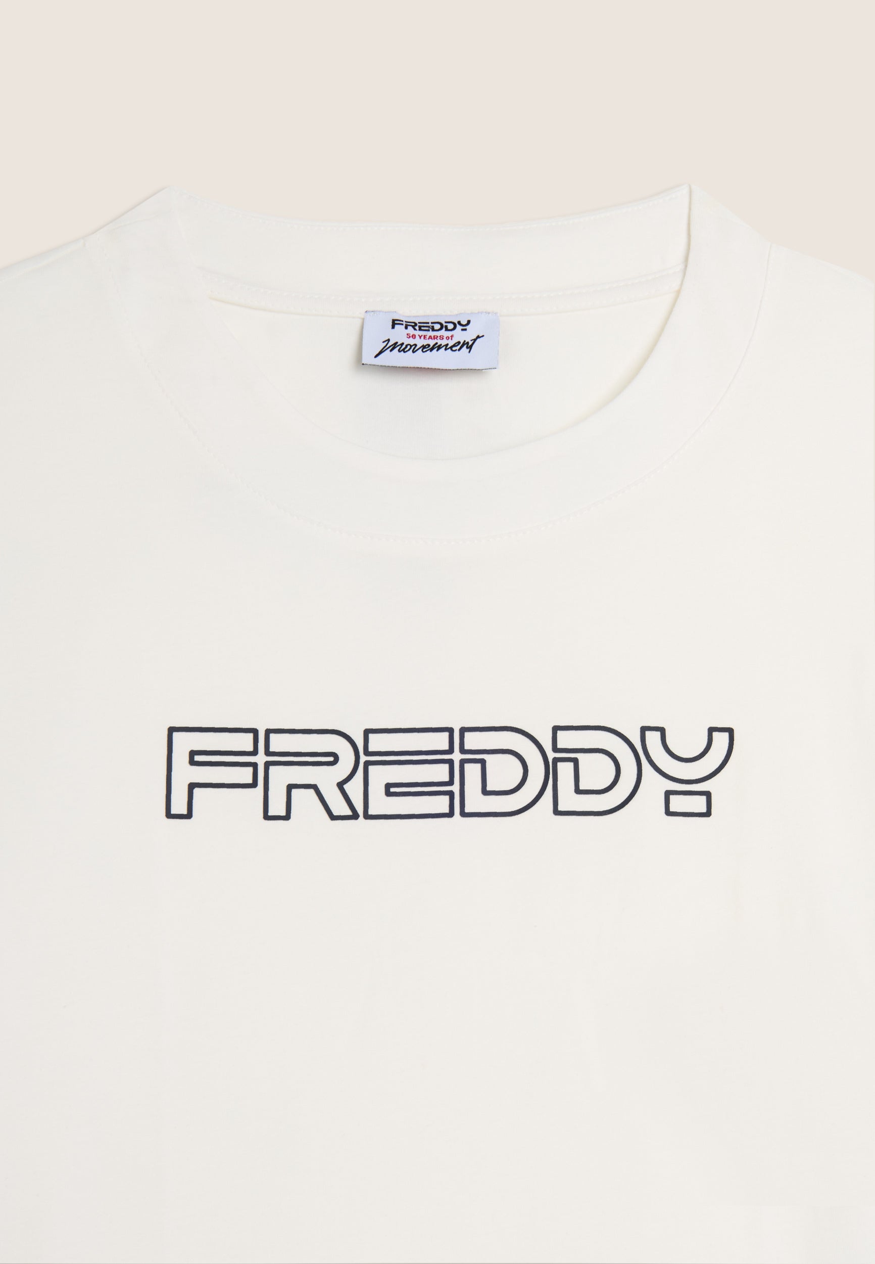 freddy-t-shirt-cropped-femme-jersey-coton-logo-freddy image 6