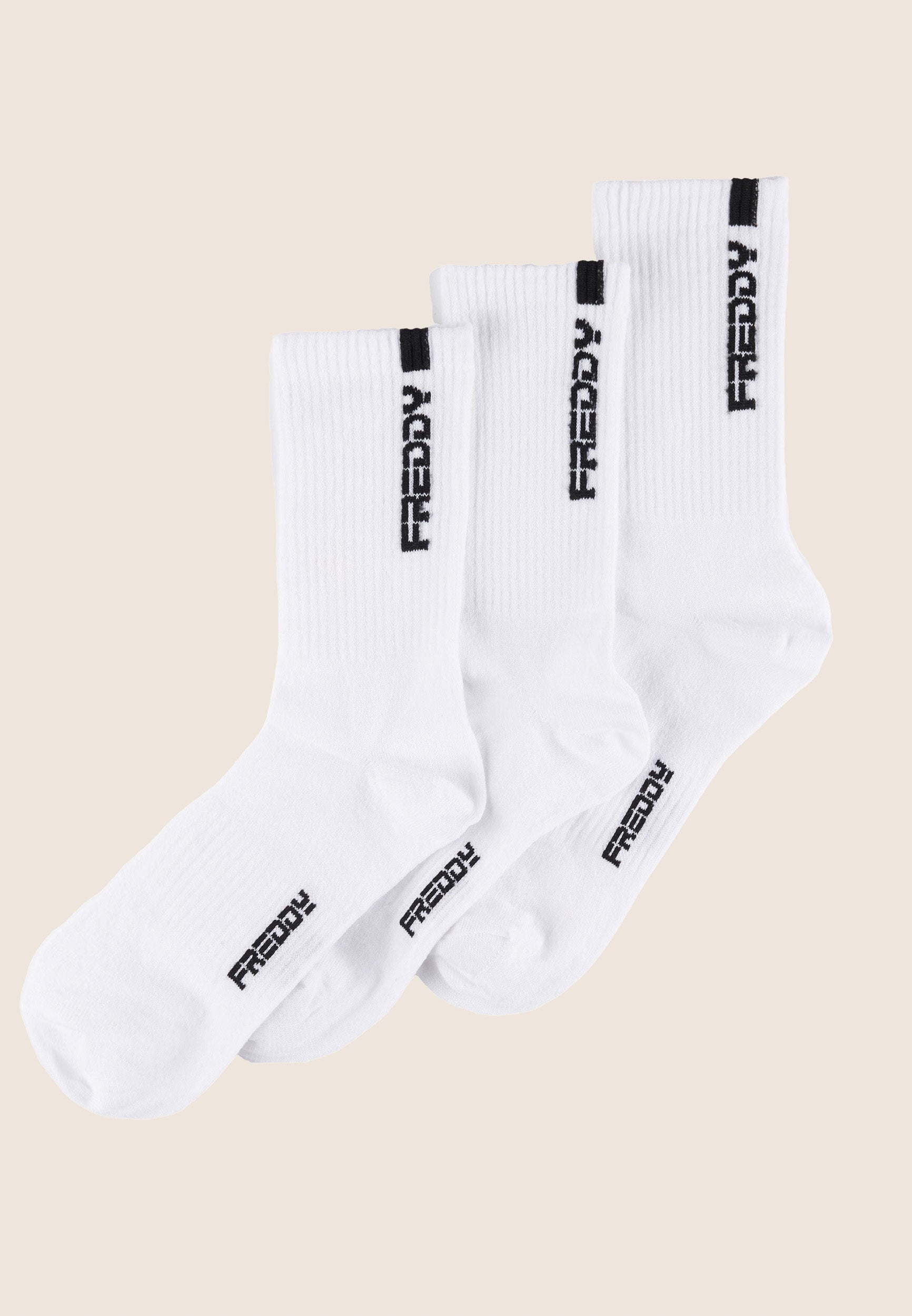 freddy-chaussettes-sport-mi-hautes-logo-pack-3-paires image 3