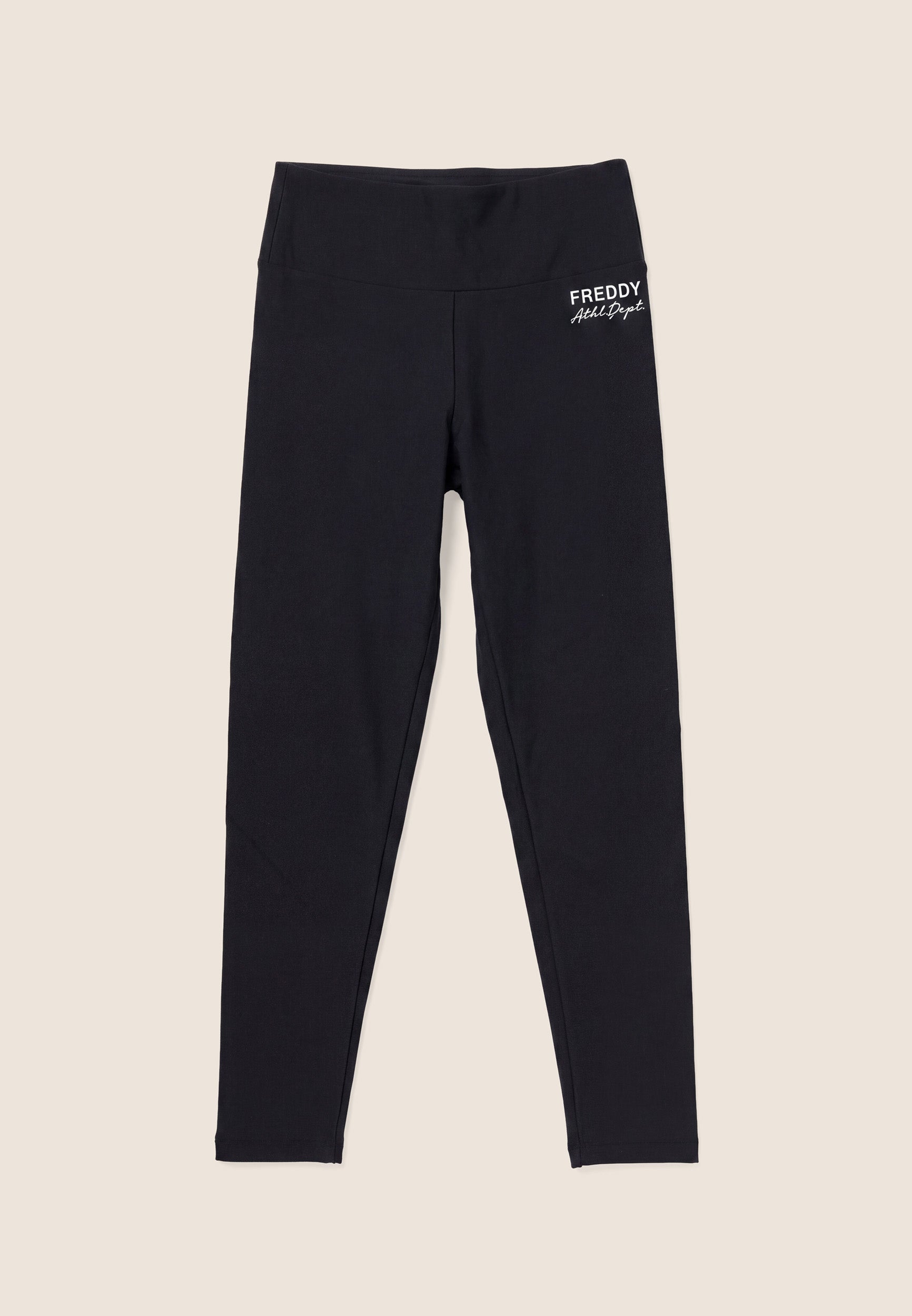 freddy-leggings-femme-taille-haute-7-8-logo-argent image 1