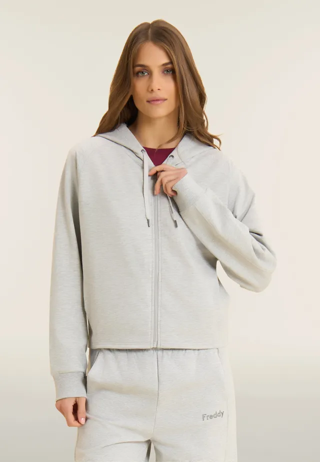 freddy-sweat-femme-boxy-cropped-m-lang-zip-capuche image 1