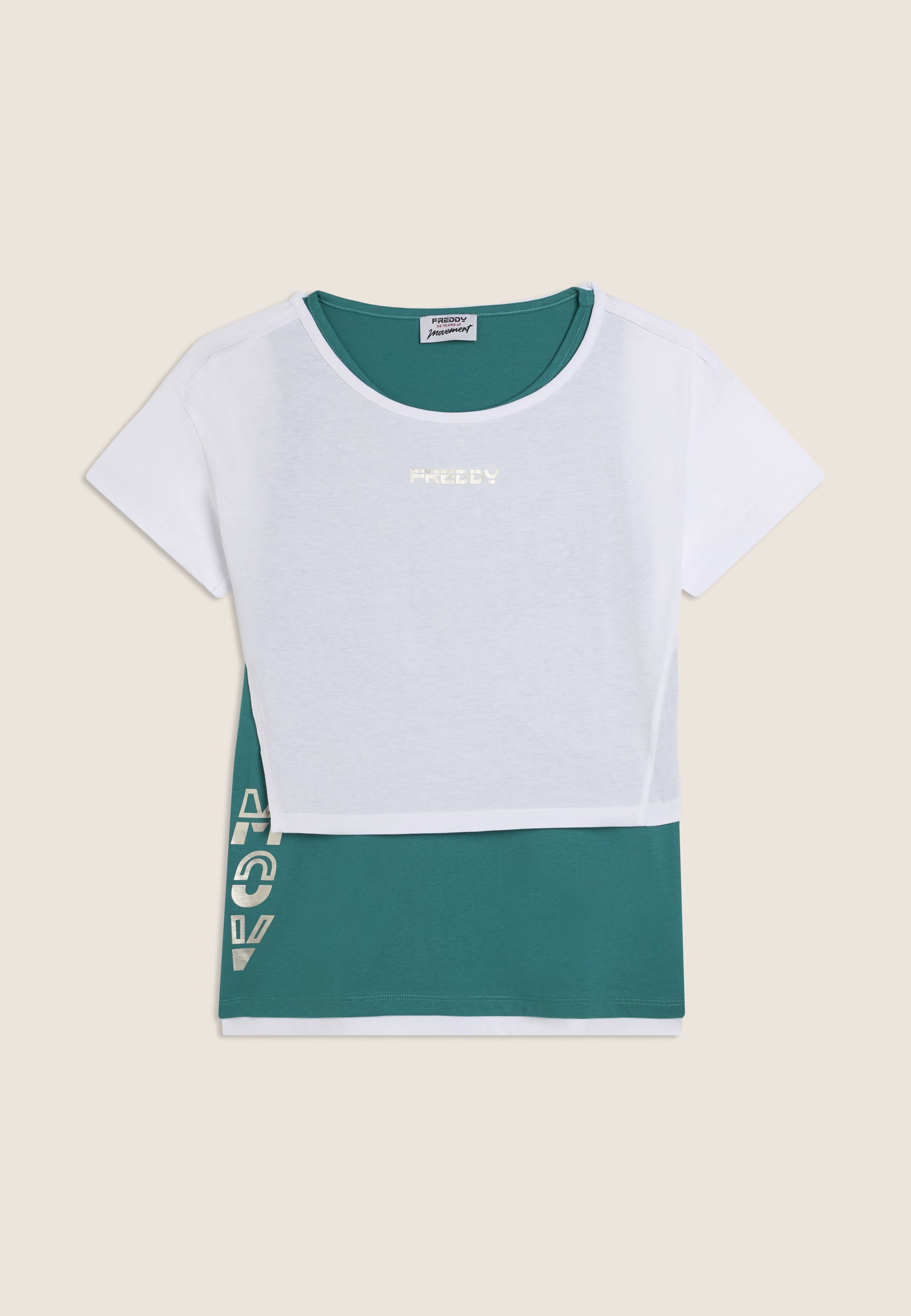 ensemble-freddy-t-shirt-cropped-d-bardeur-imprim-perl image 4