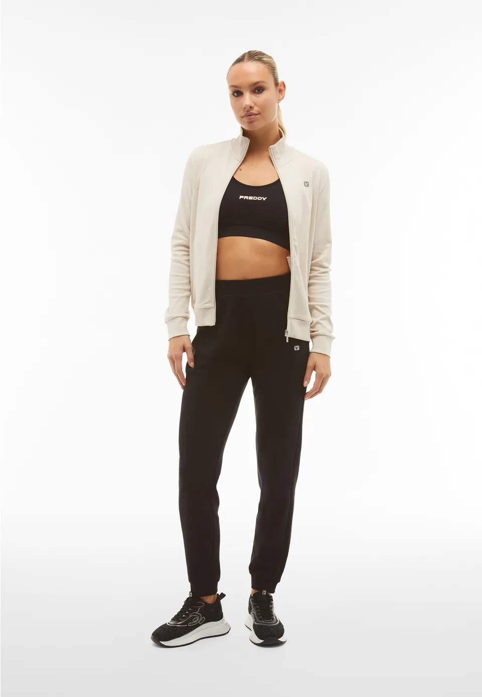 freddy-tuta-sportiva-interlock-felpa-zip-pantalone image 1