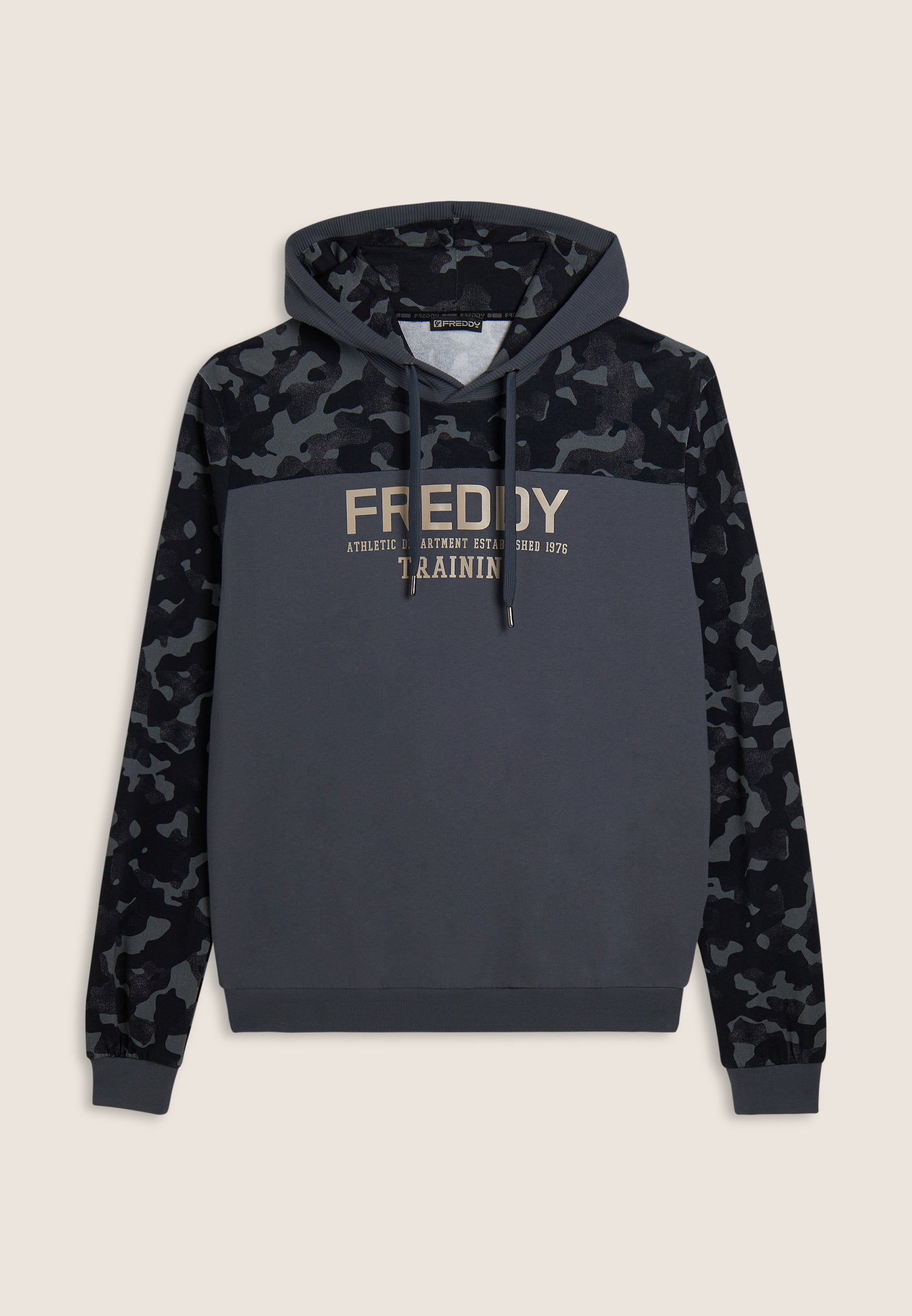 sweat-capuche-homme-freddy-coton-camouflage-logo image 5