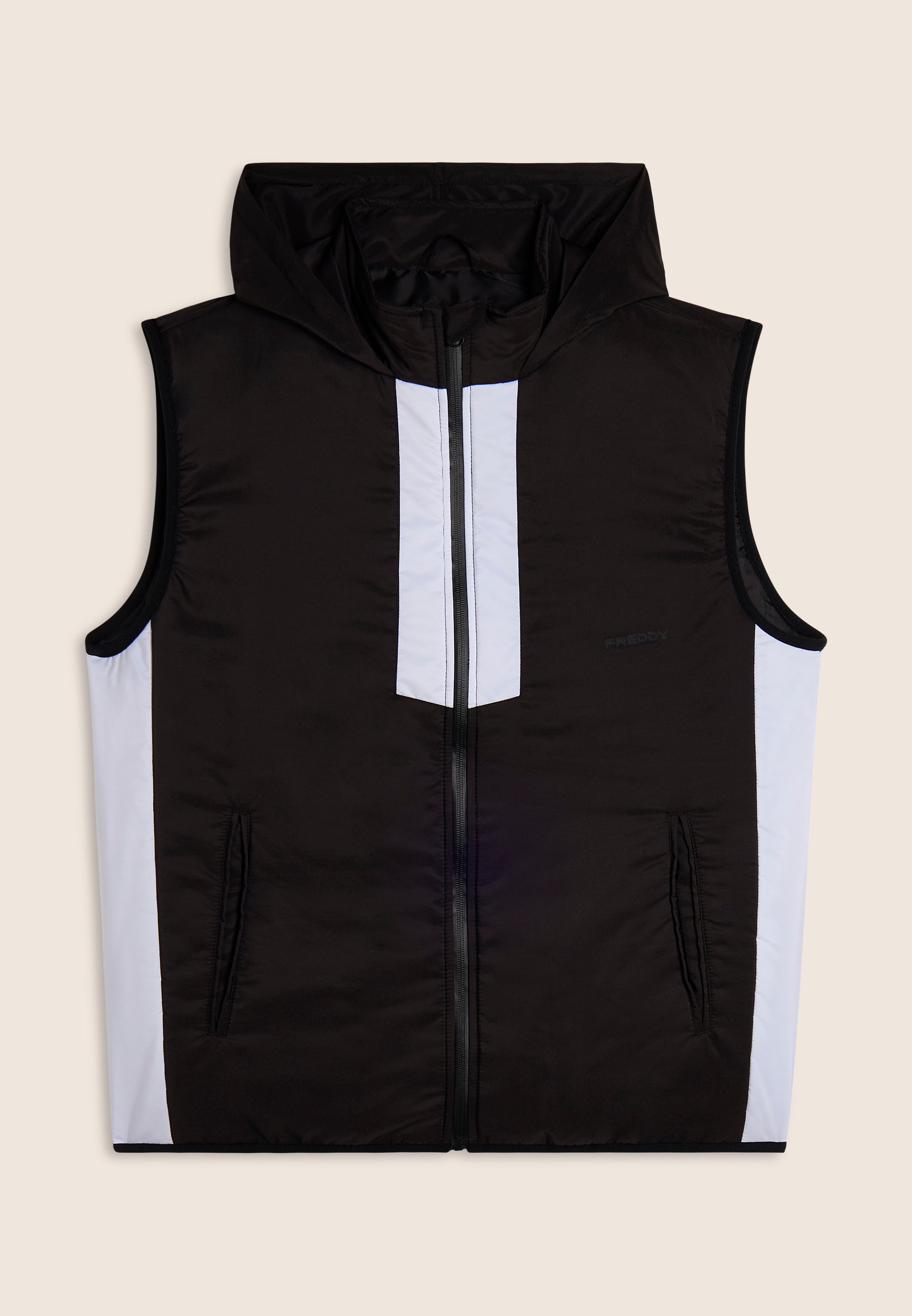 freddy-gilet-matelass-capuche-zip-sans-mati-res-animales image 1