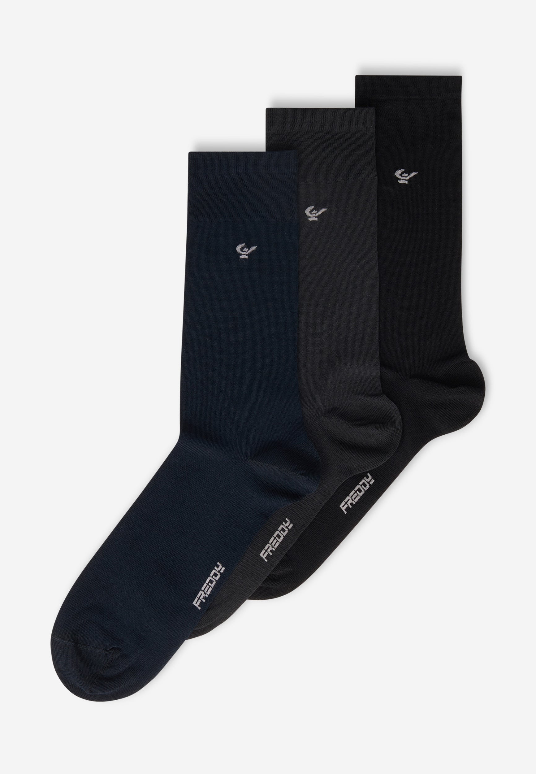 freddy-pack-3-paires-chaussettes-mi-hautes-assorties-unisexe image 1