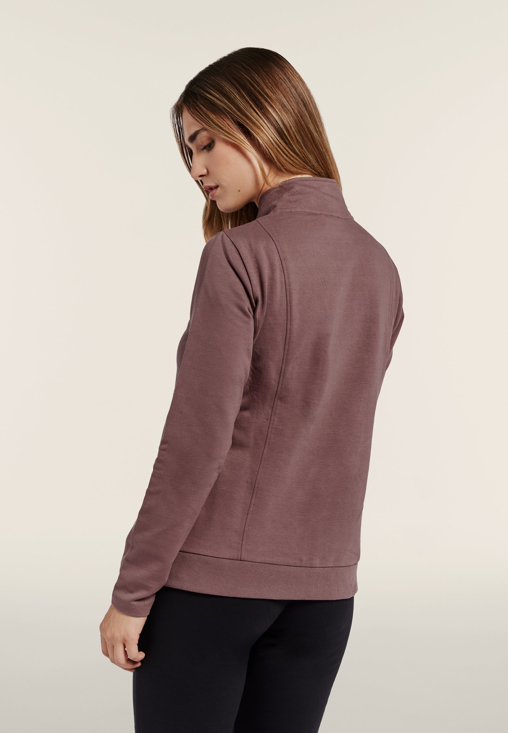 freddy-surv-tement-femme-zip-col-haut-molleton-gratt image 3