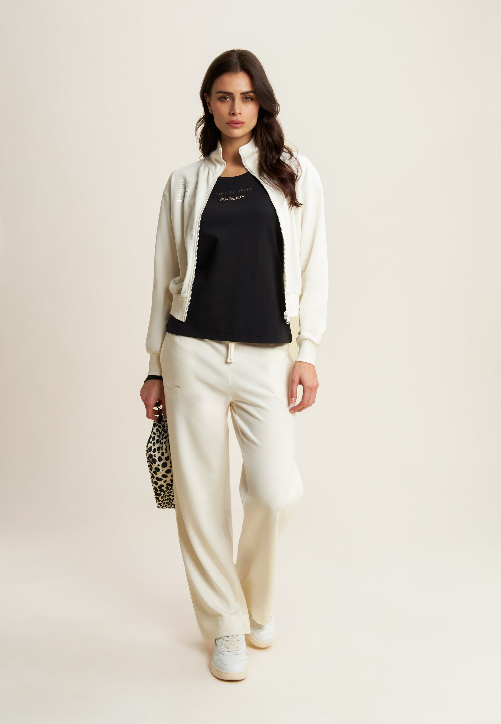 freddy-jogger-femme-regular-fit-french-terry-jambe-large image 2