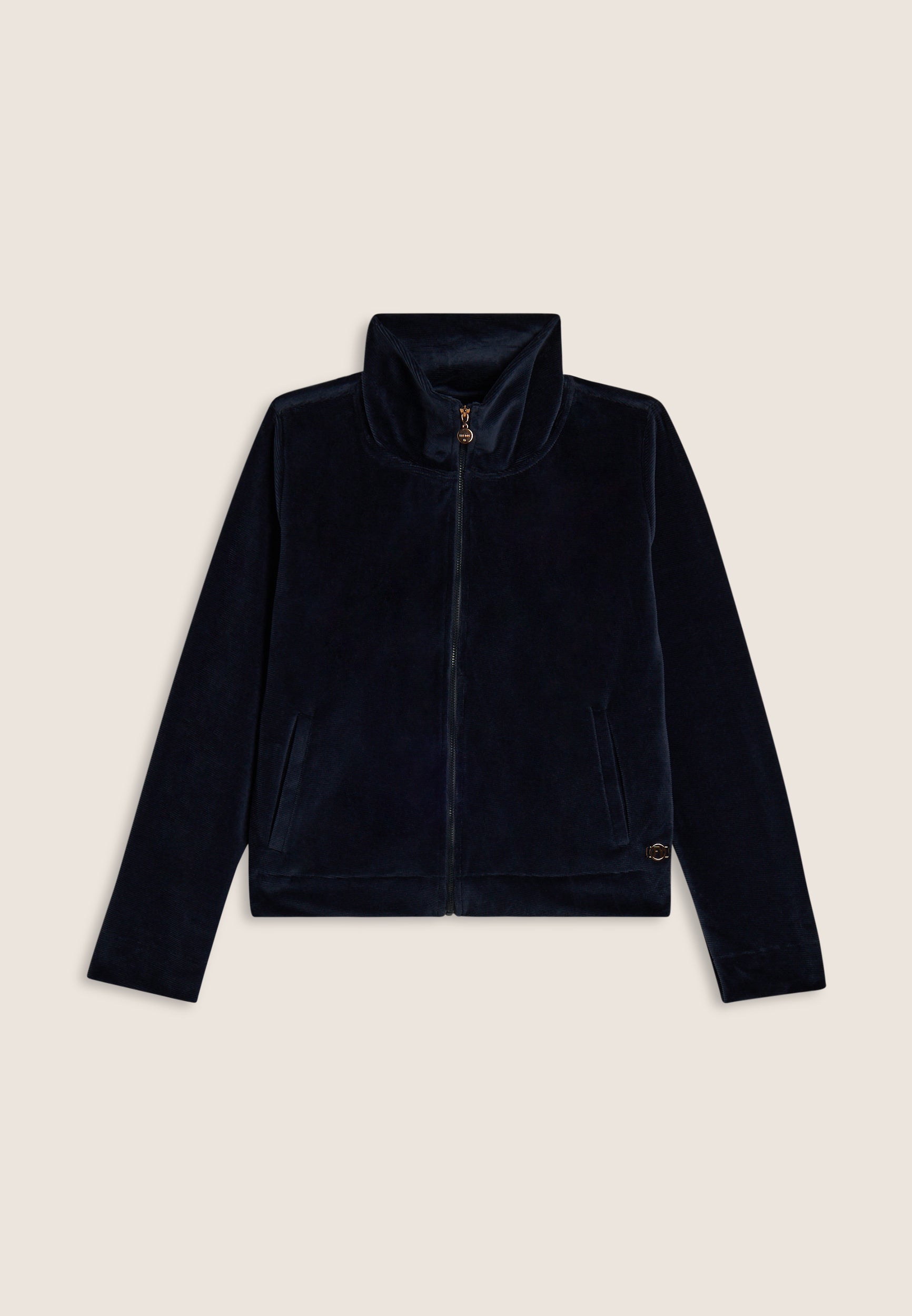 freddy-sweat-cropped-chenille-zip-col-montant image 5
