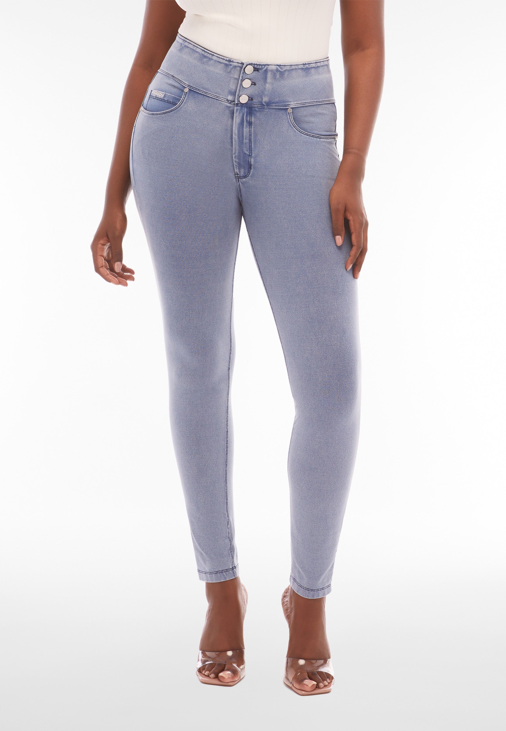 pantalon-freddy-n-o-w-skinny-taille-haute-jersey-denim image 1