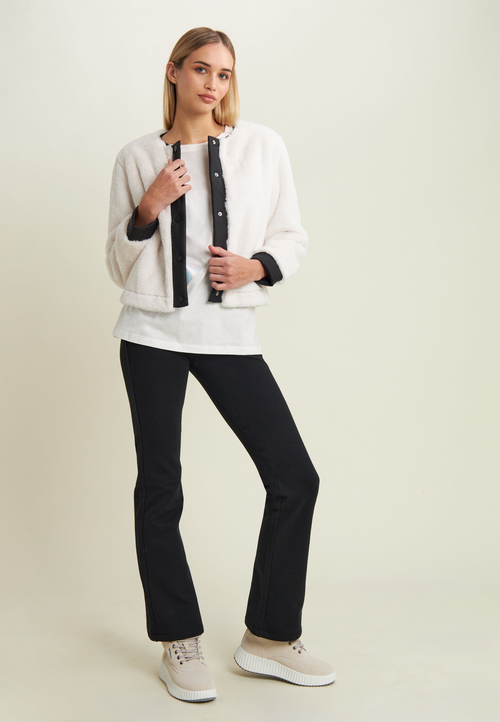 freddy-leggings-pattes-d-l-phant-femme-molleton-stretch image 2