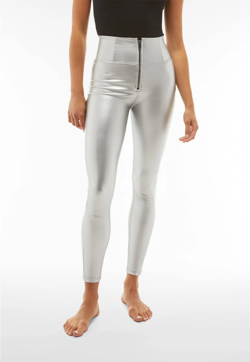 freddy-pantalon-wr-up-femme-taille-ultra-haute-simili-cuir-m-tallis image 1