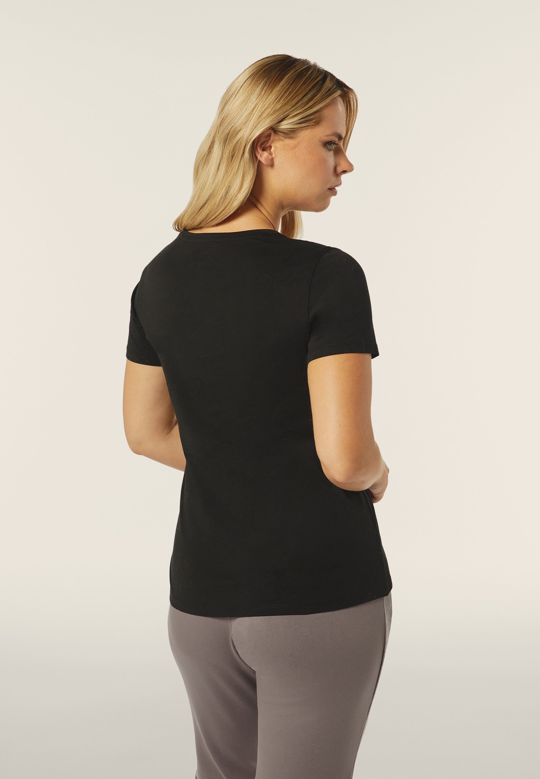 freddy-t-shirt-femme-strass-t-shirt-comfort-fit-coton-pima image 3