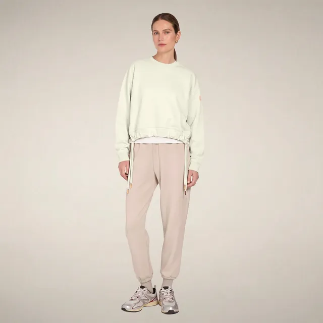 save-the-duck-akemi-sweat-col-rond-femme-blanc-nuage image 1