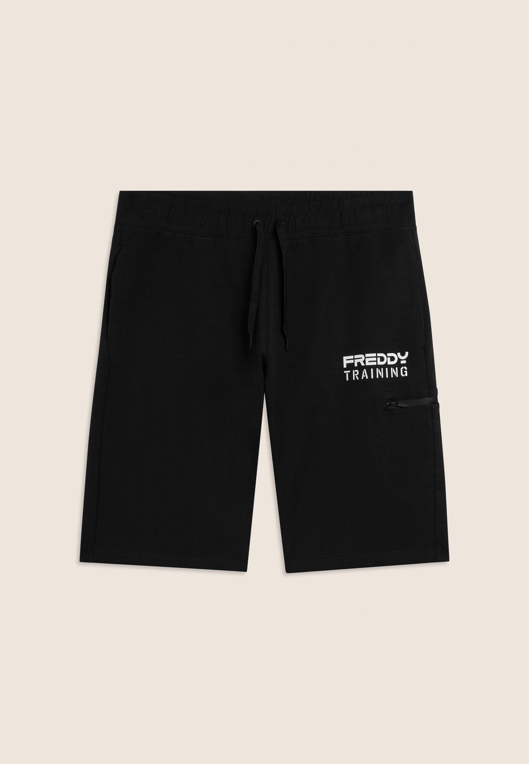 freddy-training-short-homme-baby-french-terry-poche-zip image 8