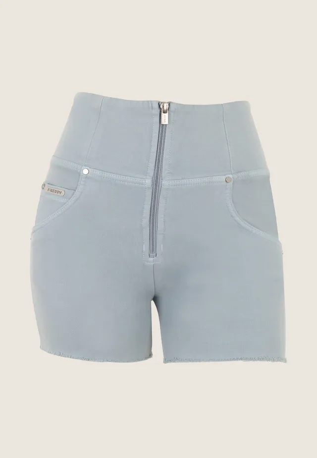 freddy-wr-up-shorts-femme-denim-cologique-taille-super-haute-zip image 1