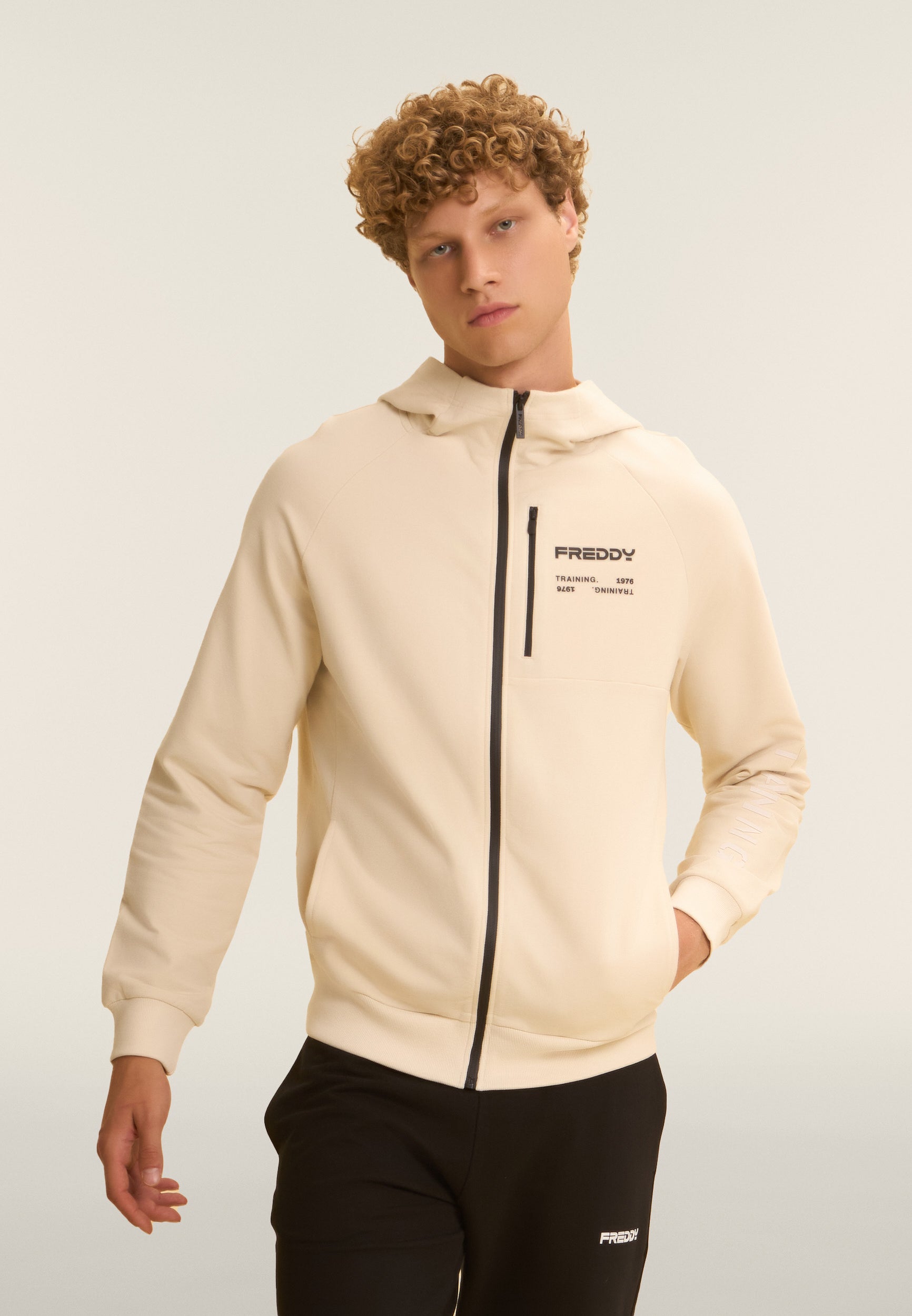 freddy-tuta-interlock-surv-tement-homme-coton-capuche-full-zip image 2