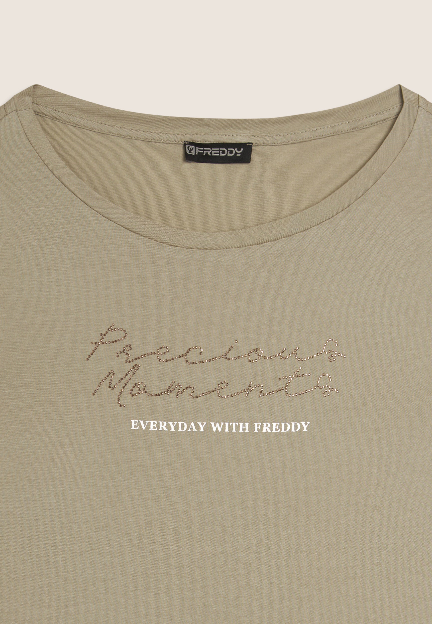 freddy-t-shirt-regular-coton-modal-manches-crinkle-precious-moments image 7