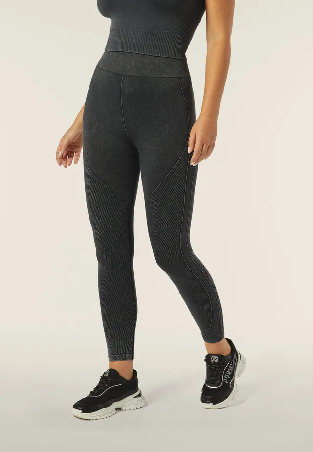 freddy-legging-seamless-effet-denim-taille-haute-7-8-femme image 1