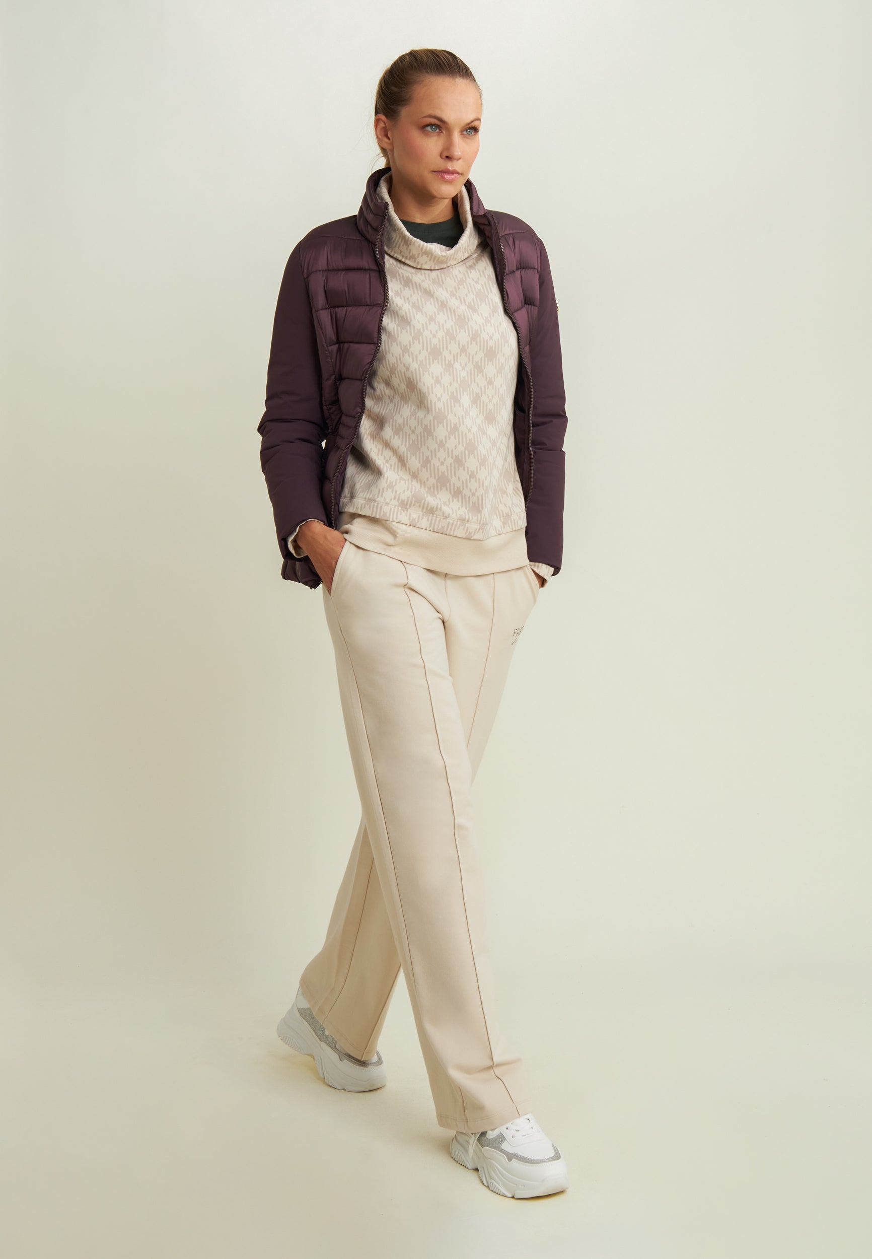 freddy-felpa-comfort-fit-imprim-all-over-col-haut-sans-poches image 2