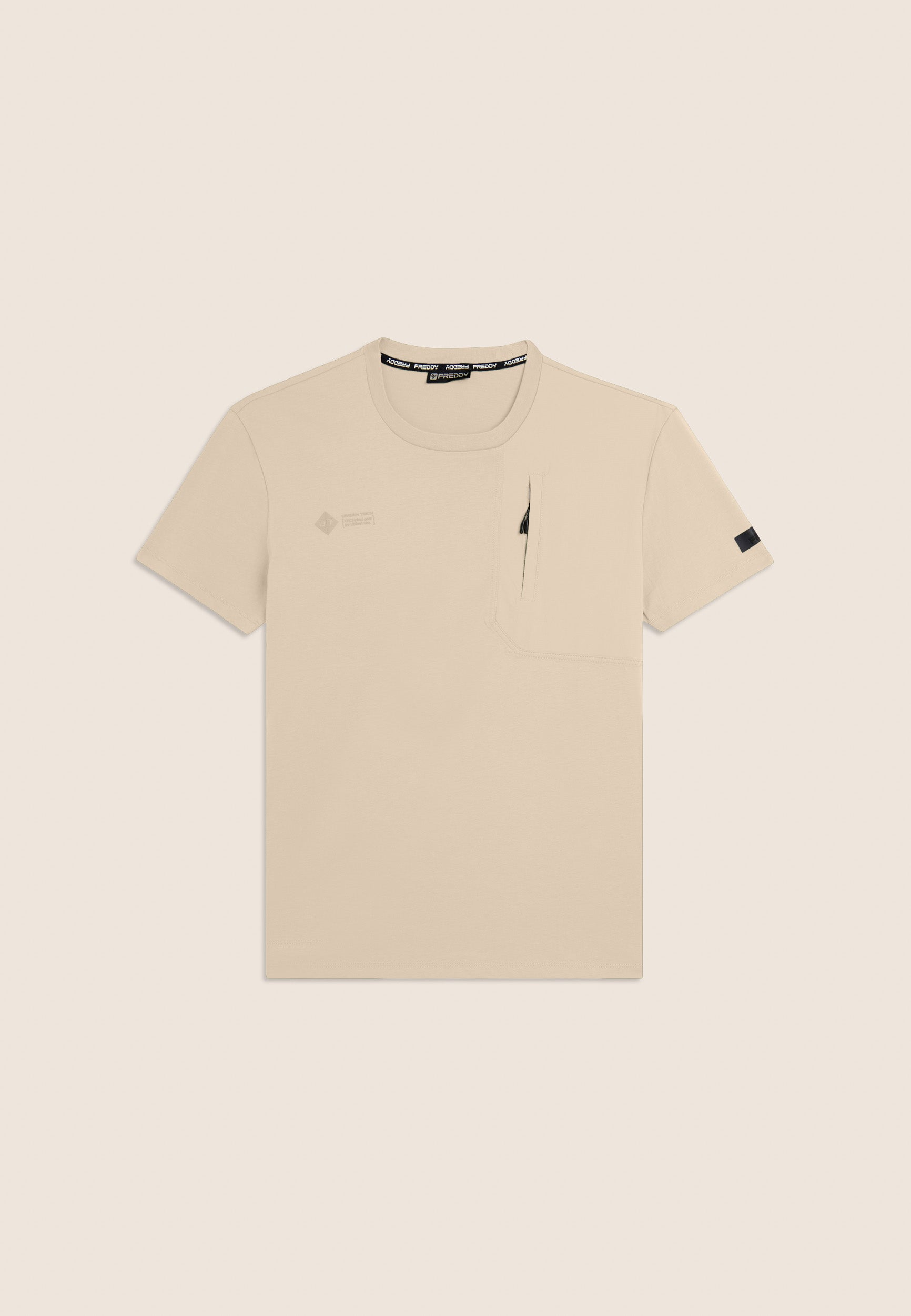freddy-t-shirt-comfort-taschino-zip-coton-jersey-rip-stop image 8