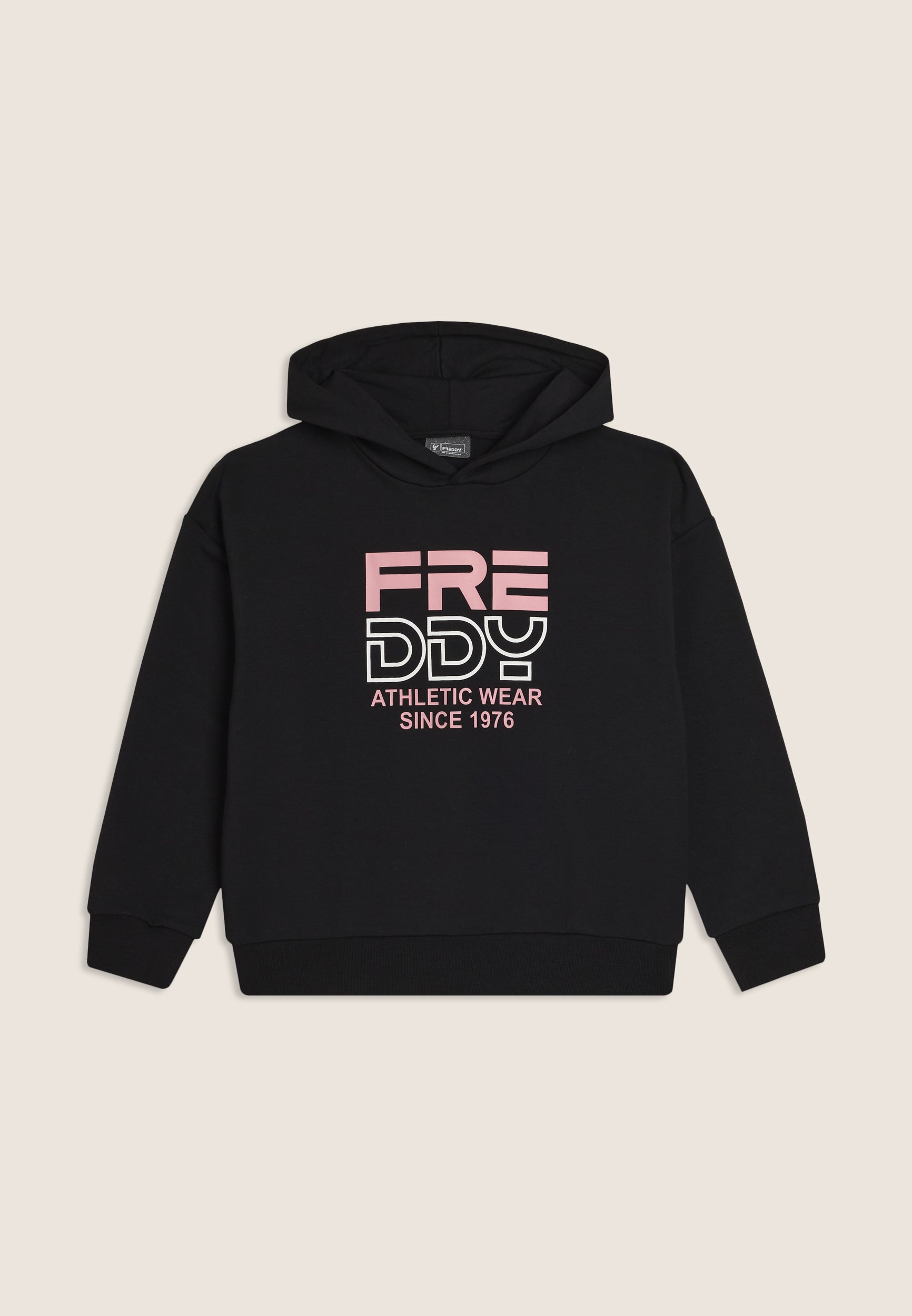freddy-sweat-junior-capuche-maxi-logo-bicolore-comfort image 1