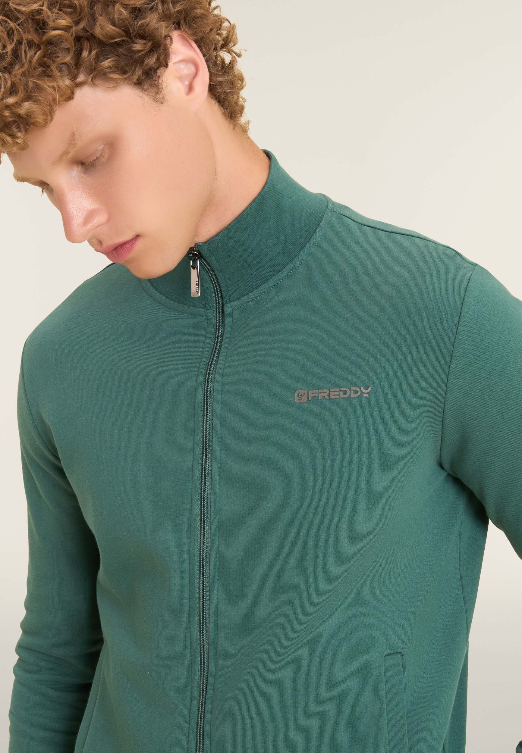 freddy-sweat-full-zip-homme-col-haut-felpa-coton image 4