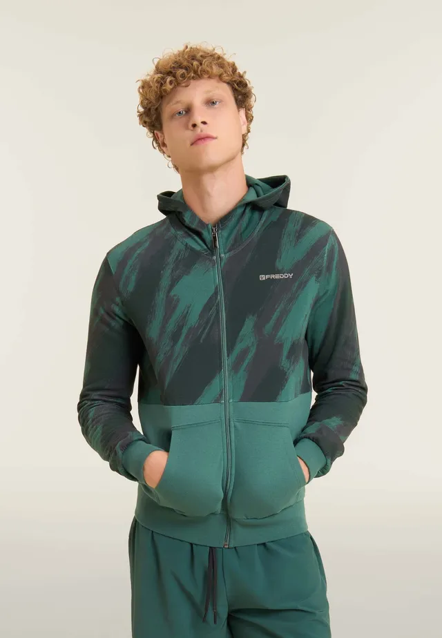 freddy-felpa-sweat-capuche-homme-imprim-brush image 1