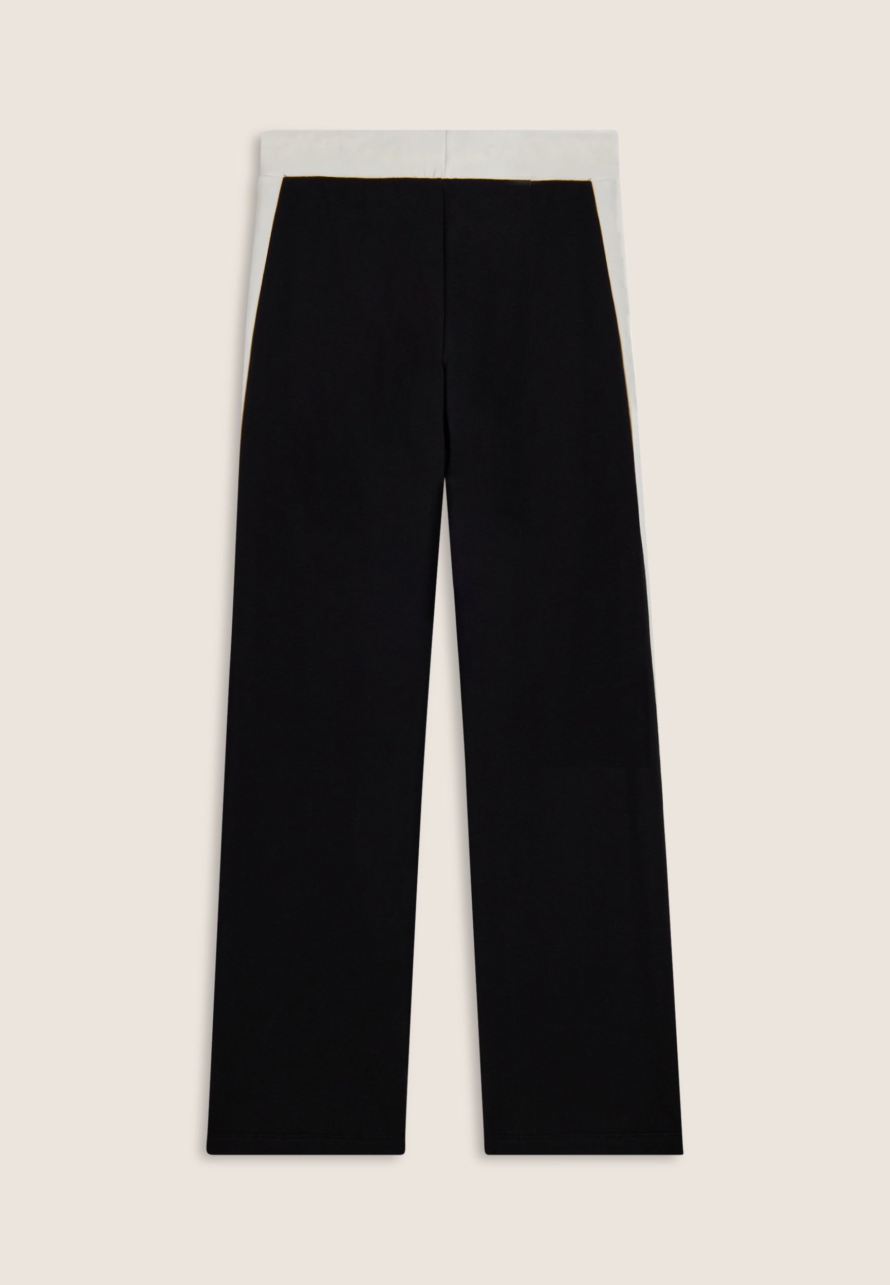 freddy-pantalon-jogging-noir-bandes-lat-rales-blanches-regular-fit image 6