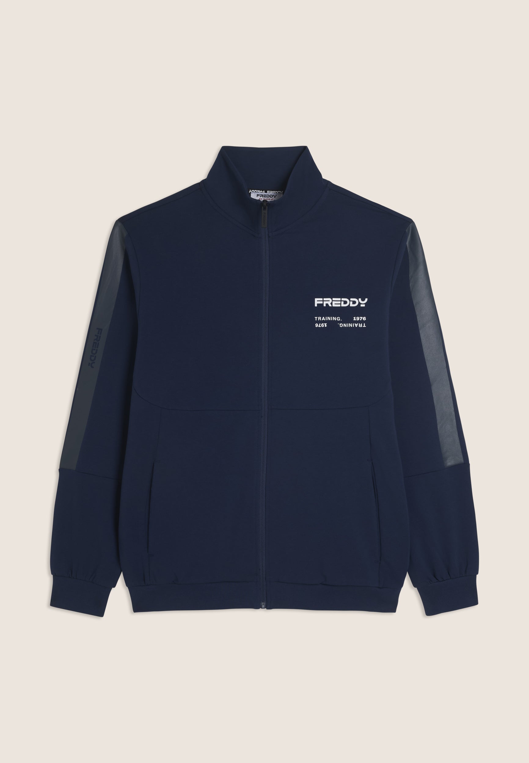 freddy-sweat-homme-full-zip-capuche-ton-sur-ton image 4
