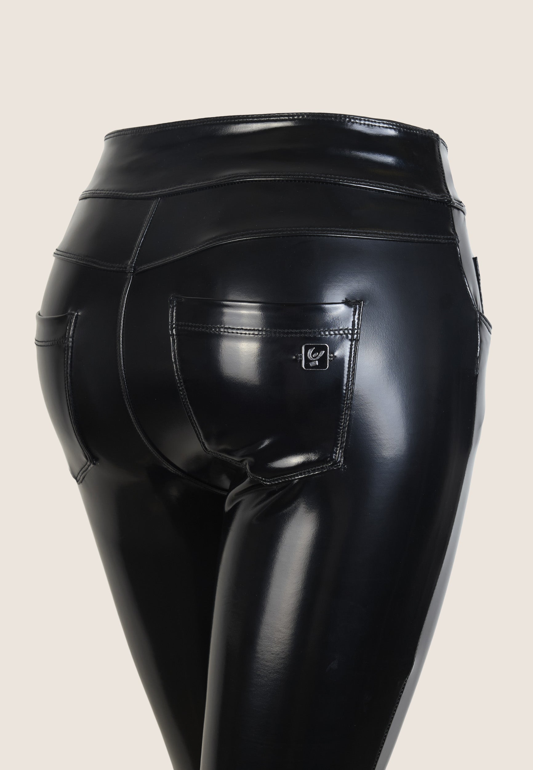 freddy-n-o-w-pantalon-skinny-taille-moyenne-similicuir-brillant image 3