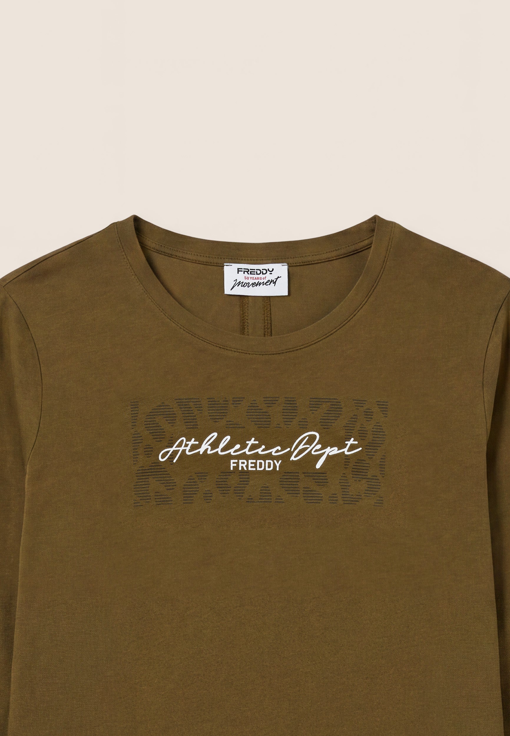 freddy-t-shirt-femme-manches-longues-coton-dos-fendu image 7