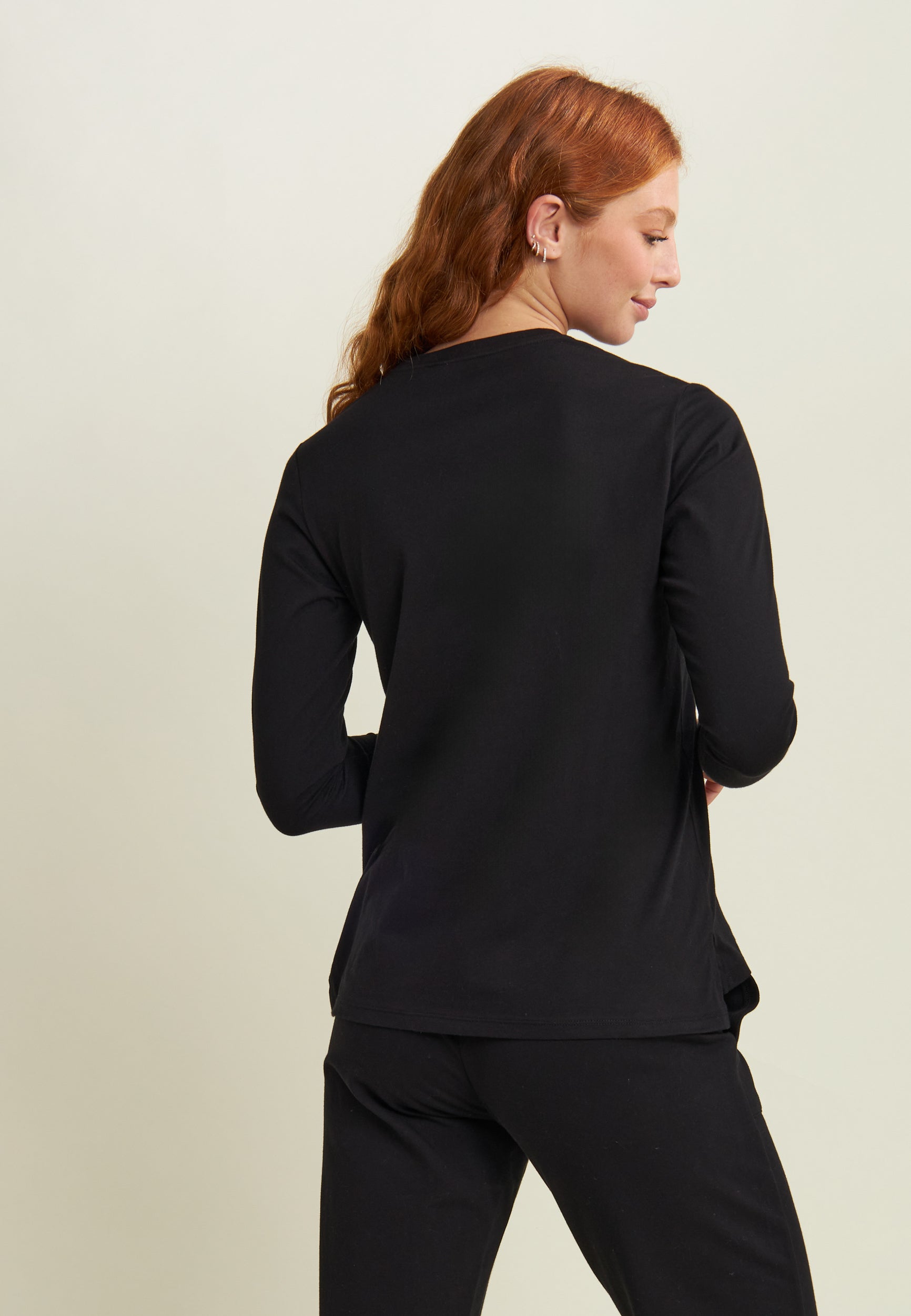 freddy-t-shirt-comfort-manches-longues-femme-et-homme-imprim-dos image 2
