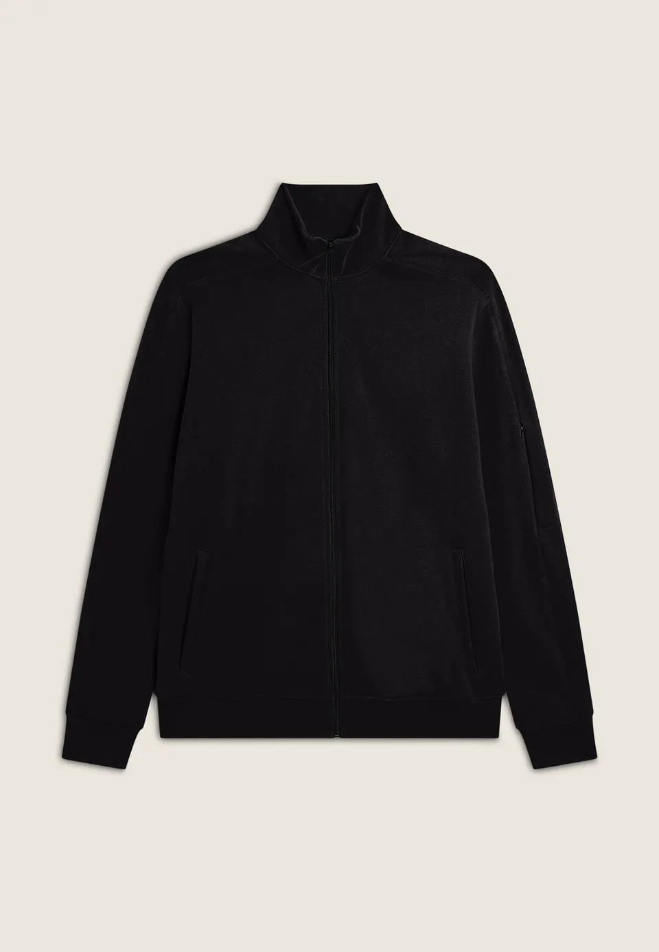 freddy-sweat-homme-zipp-col-montant-poche-manche image 1