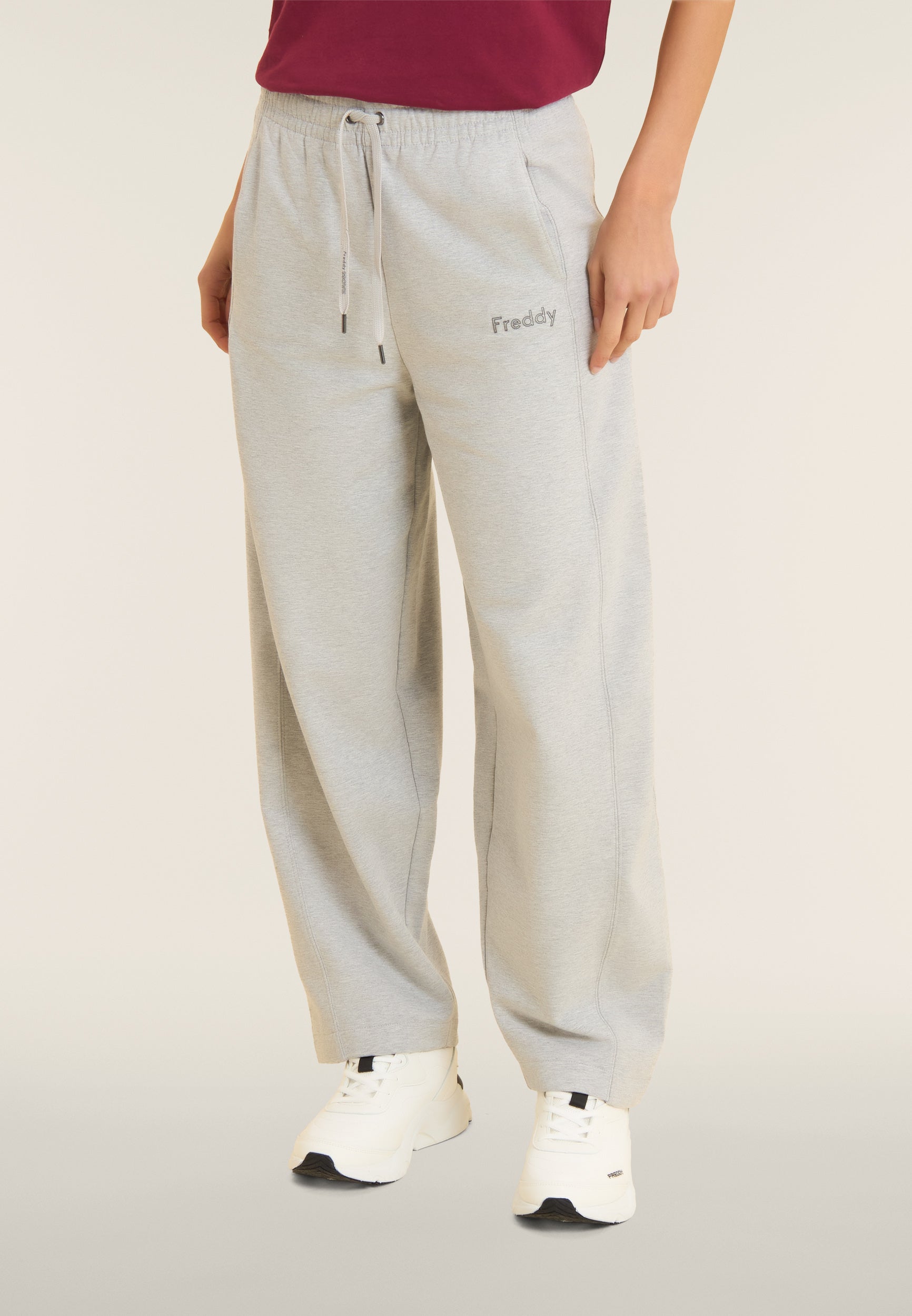 pantalon-sport-femme-freddy-balloon-fit-m-lange image 1