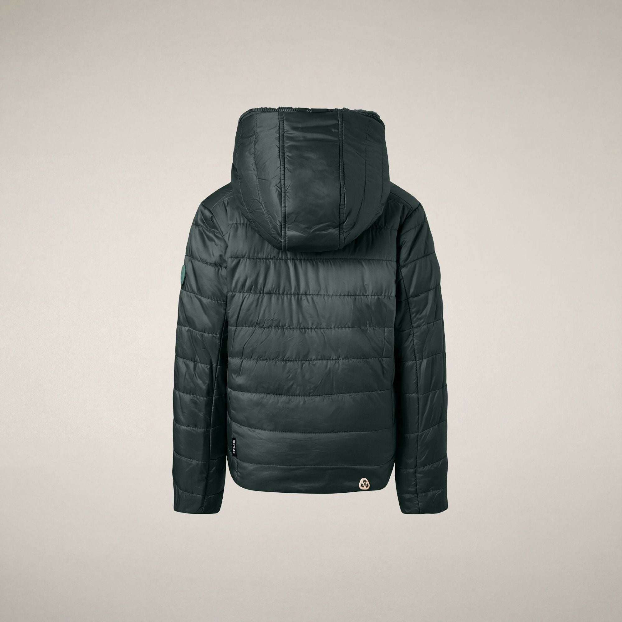 save-the-duck-chloe-veste-fille-r-versible-fourrure-vert-nori image 5